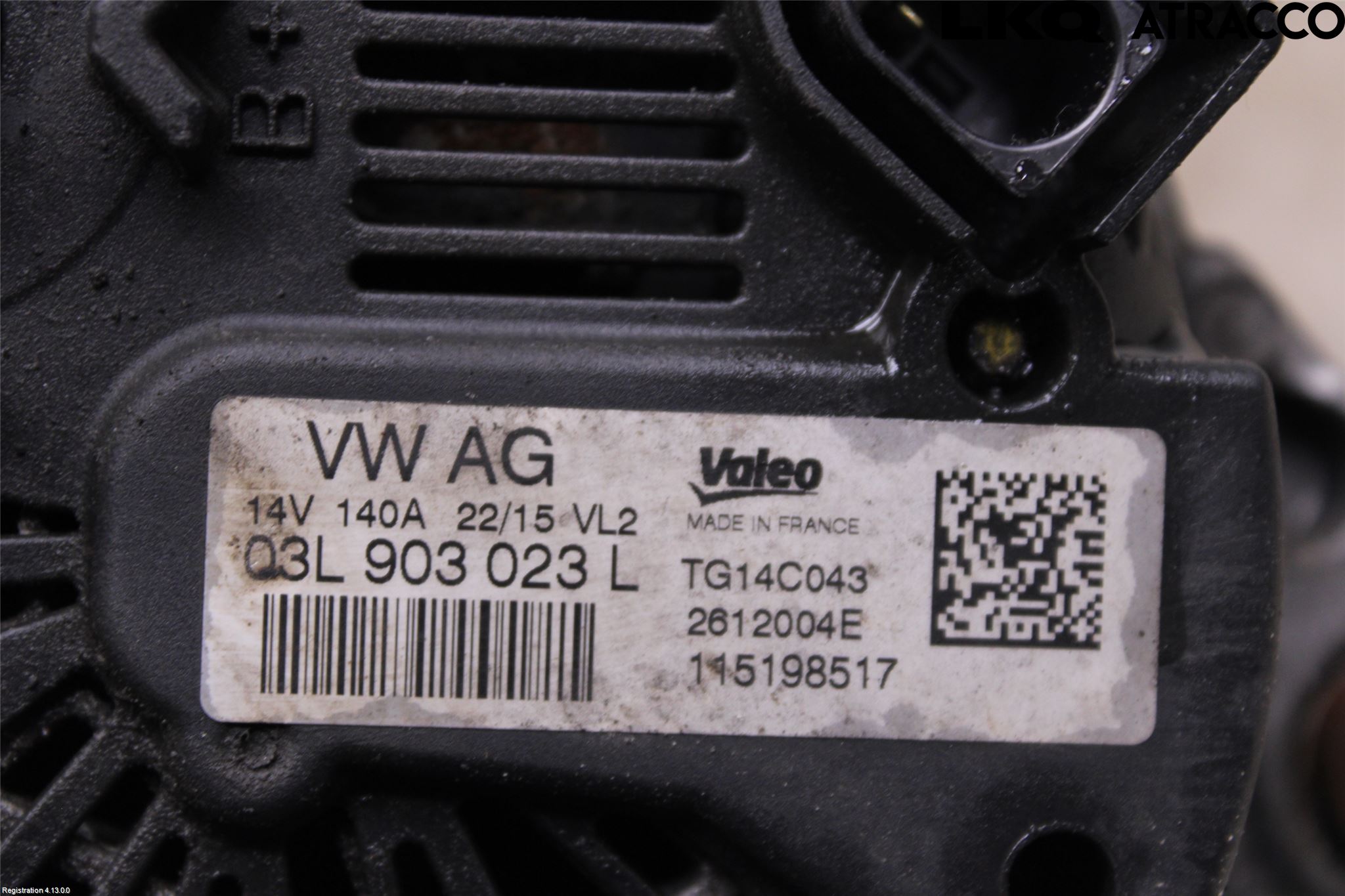 Volkswagen VW PASSAT 15-19 Generator