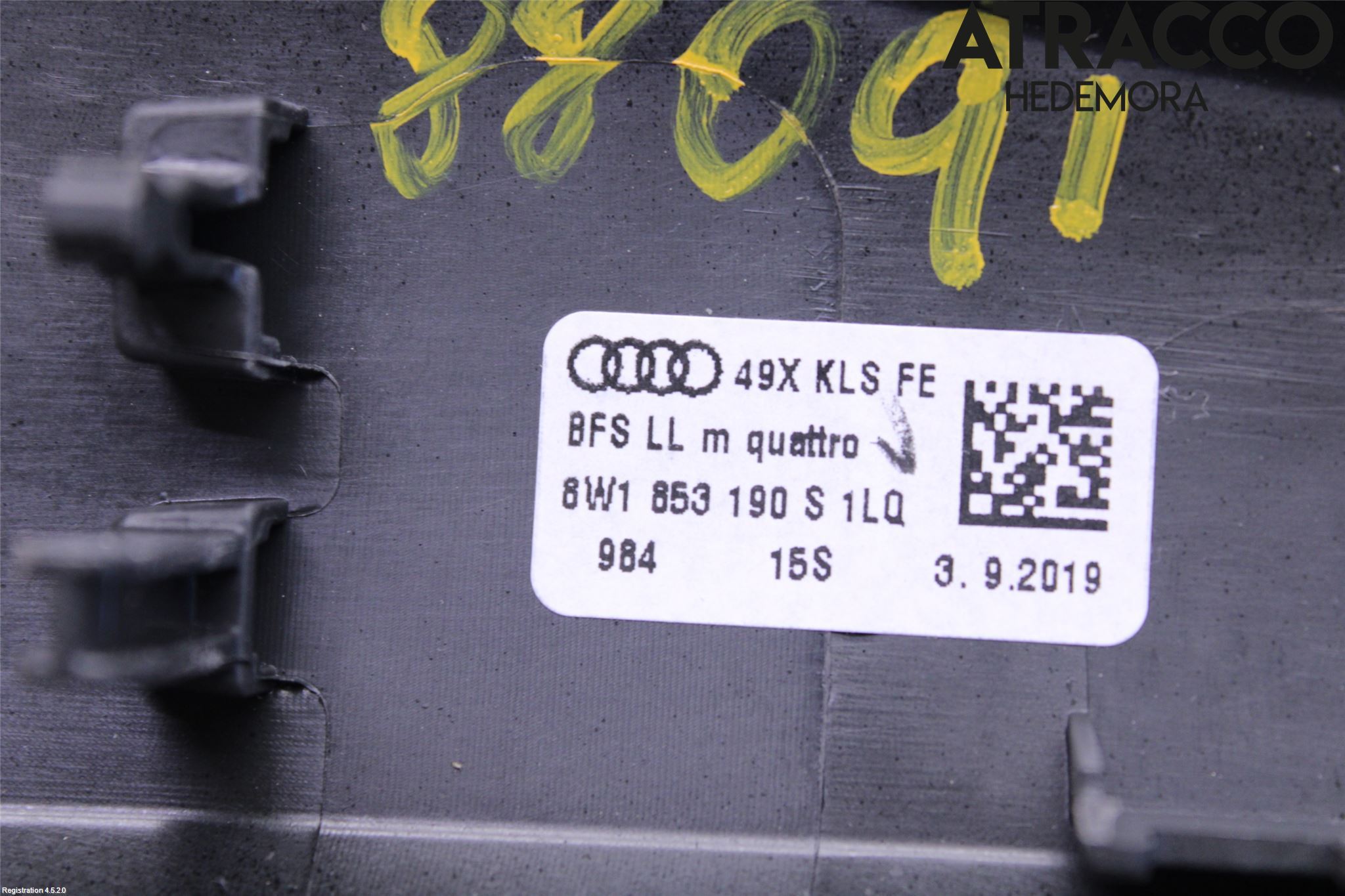 Audi A4/S4 B9 16-19 Instrumentbräda Inlägg-Dekorlist