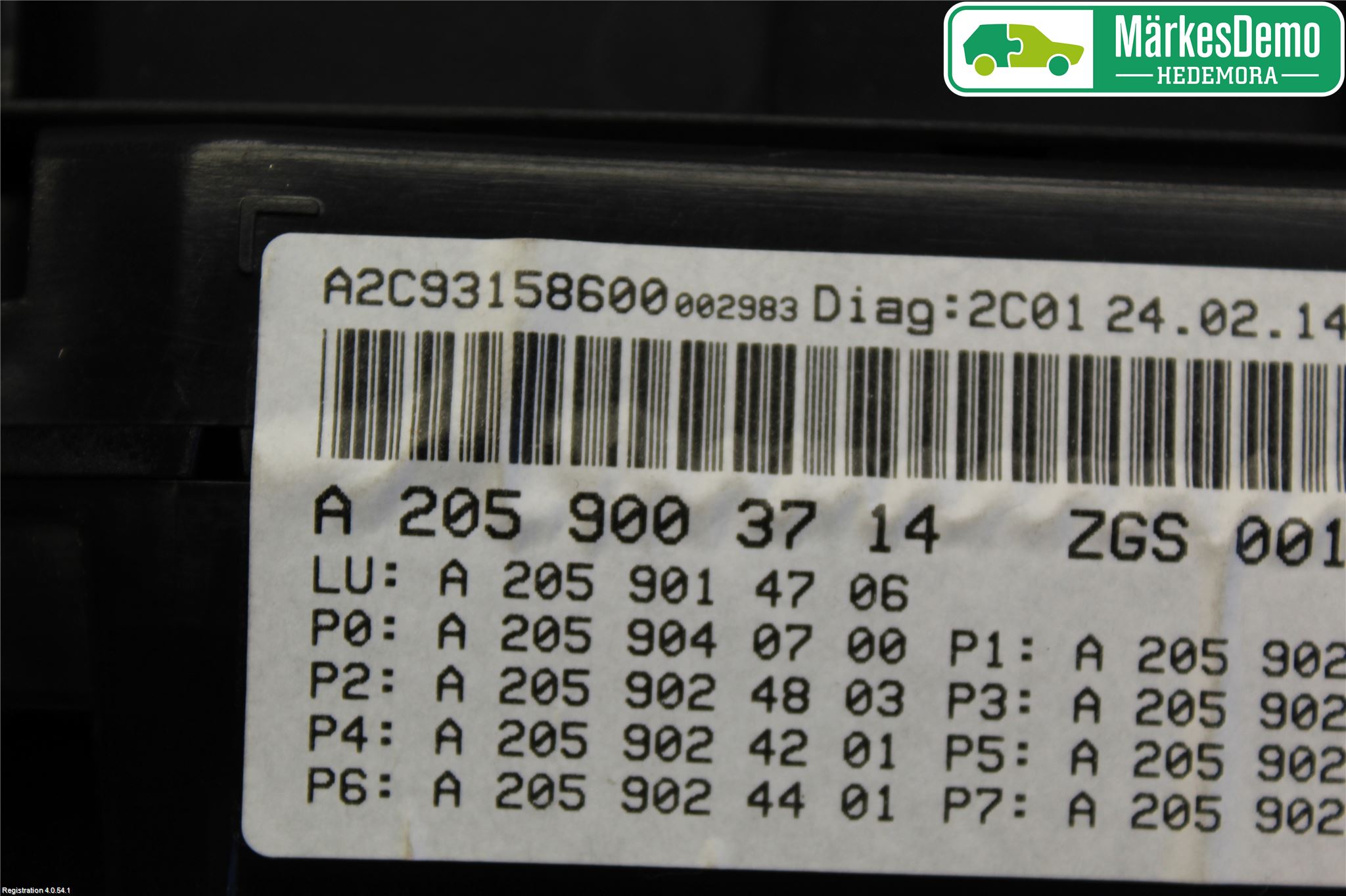 Mercedes-Benz MB C-KLASS (W205) 14-21 Instrument Komb