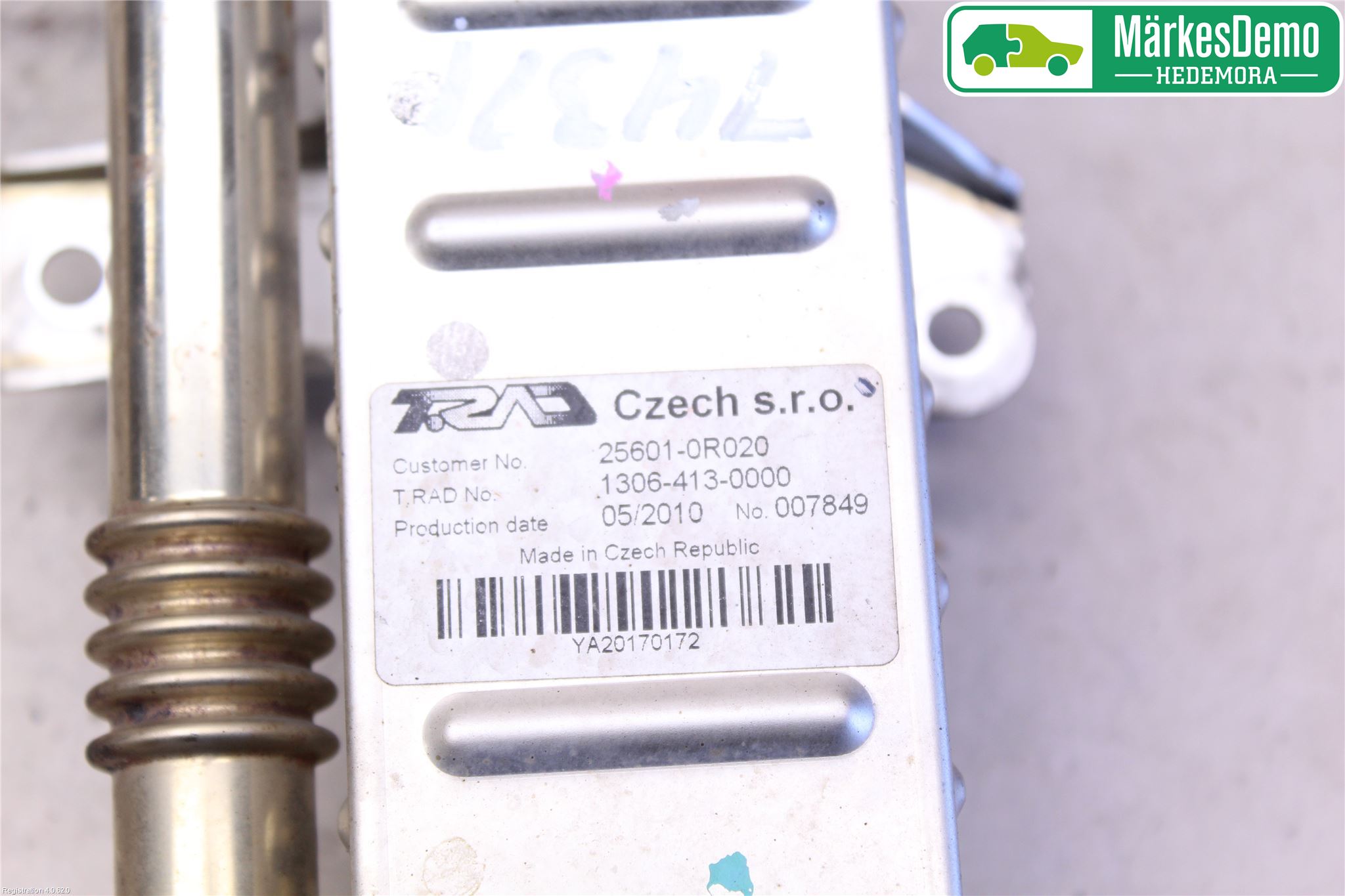 Toyota VERSO 09-18 Avgaskylare