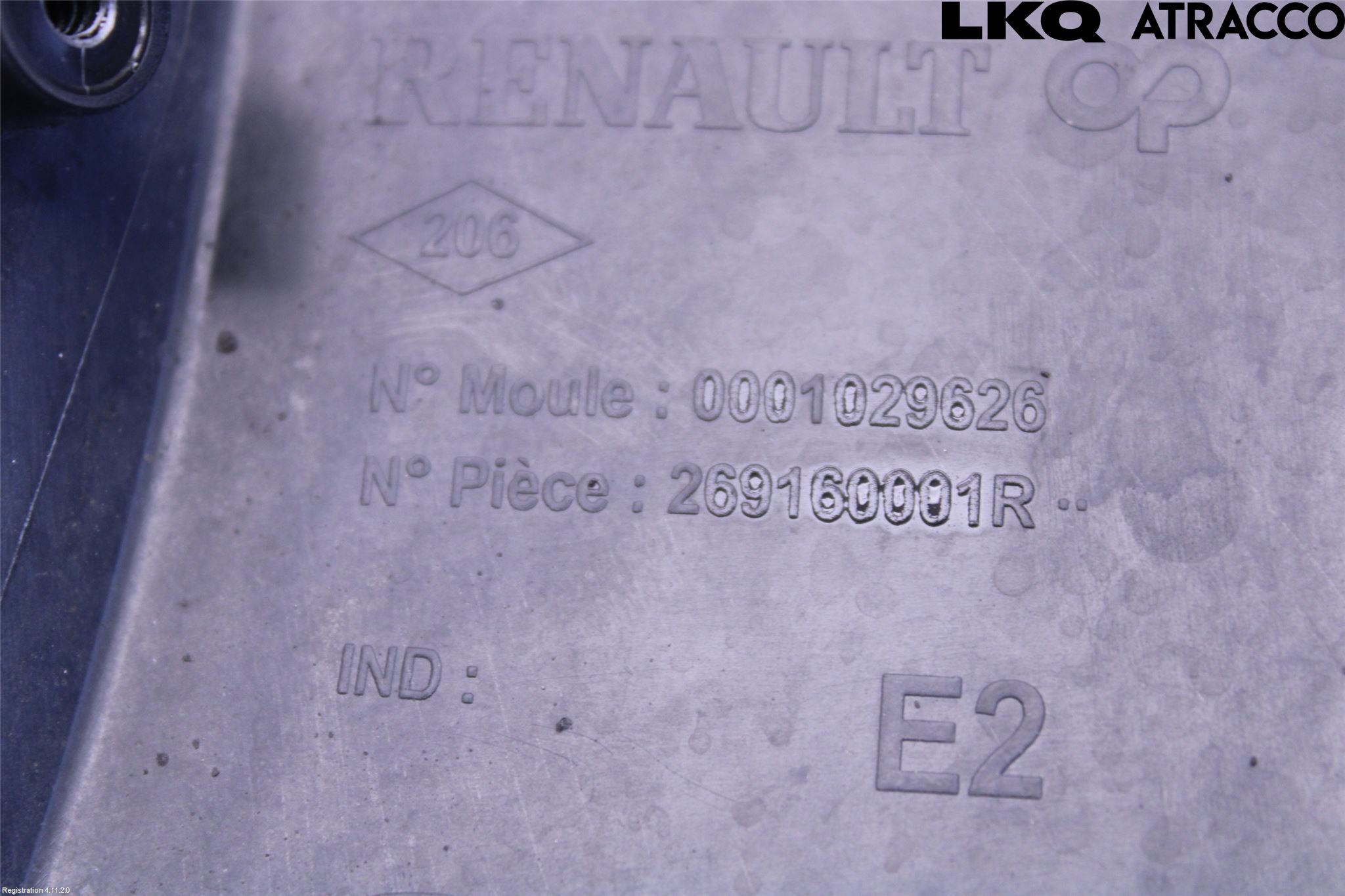 Renault MEGANE III 09-15 Stötfångarfäste Fram Vä