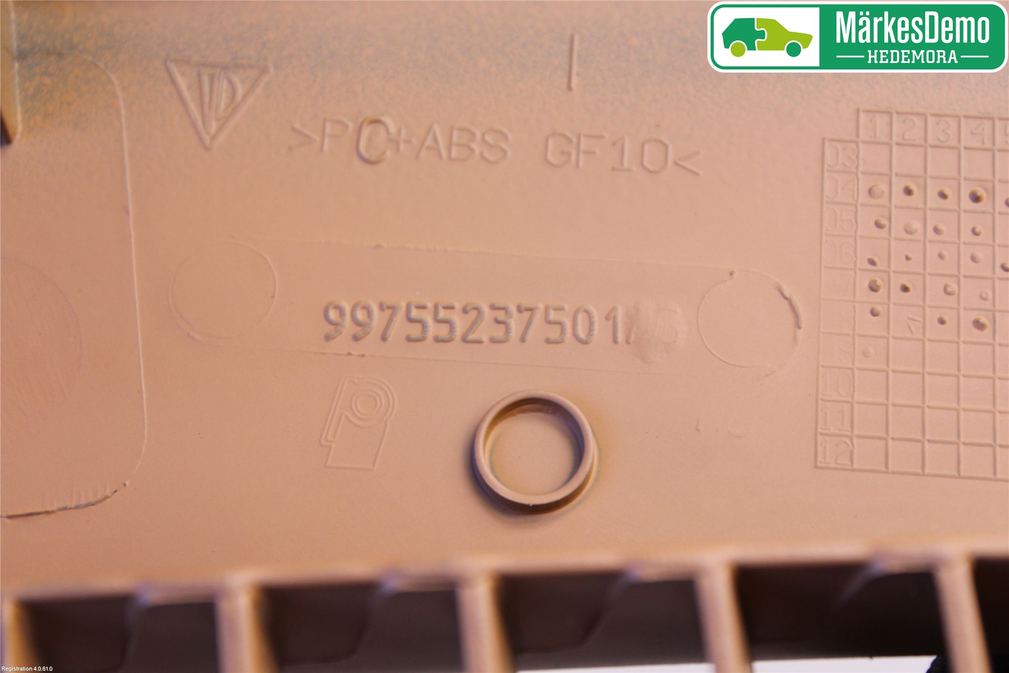 Porsche 911 64- Defrosterkanal-Munstycke