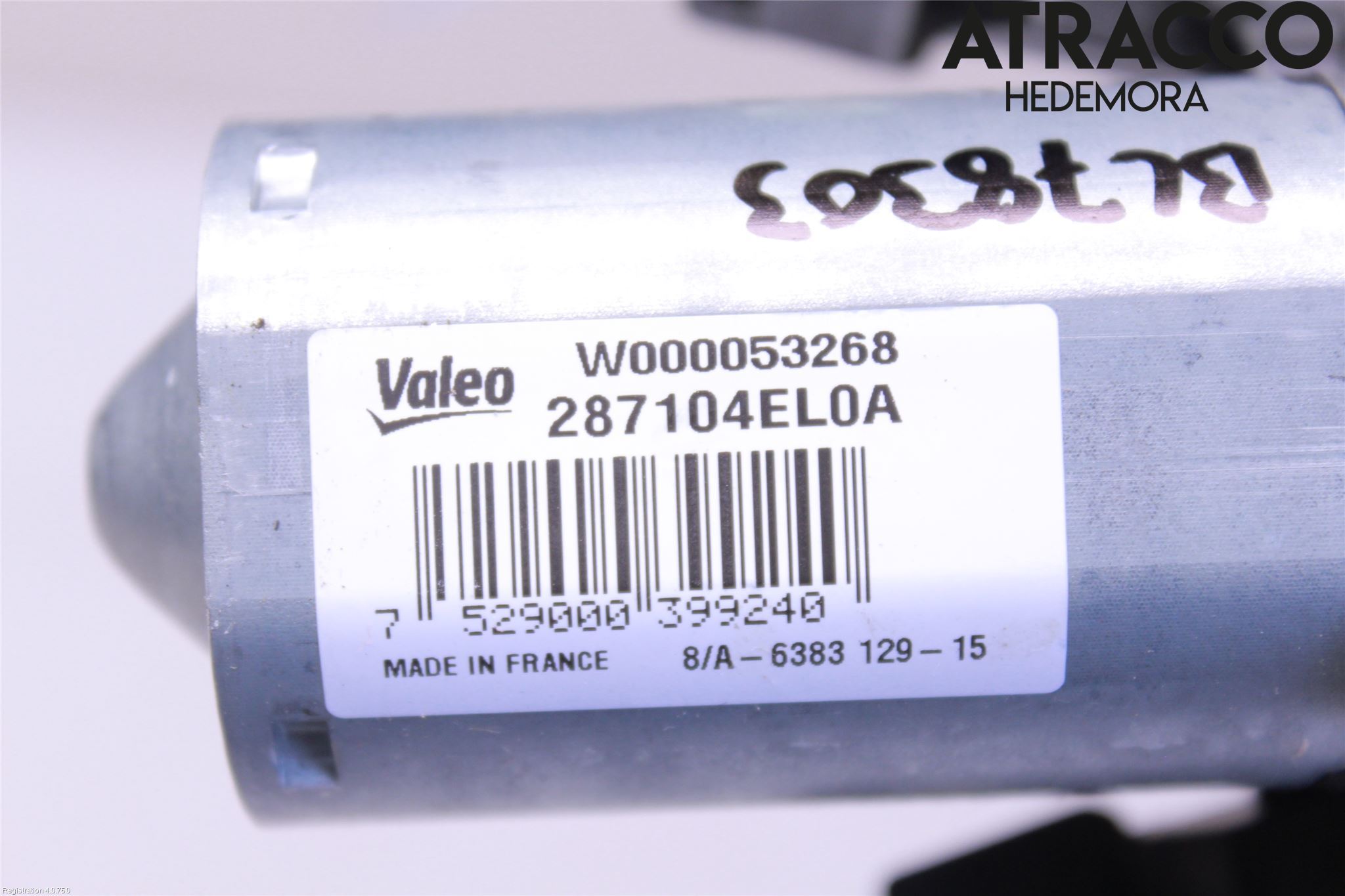 Nissan QASHQAI 14-17 Torkarmotor Baklucka
