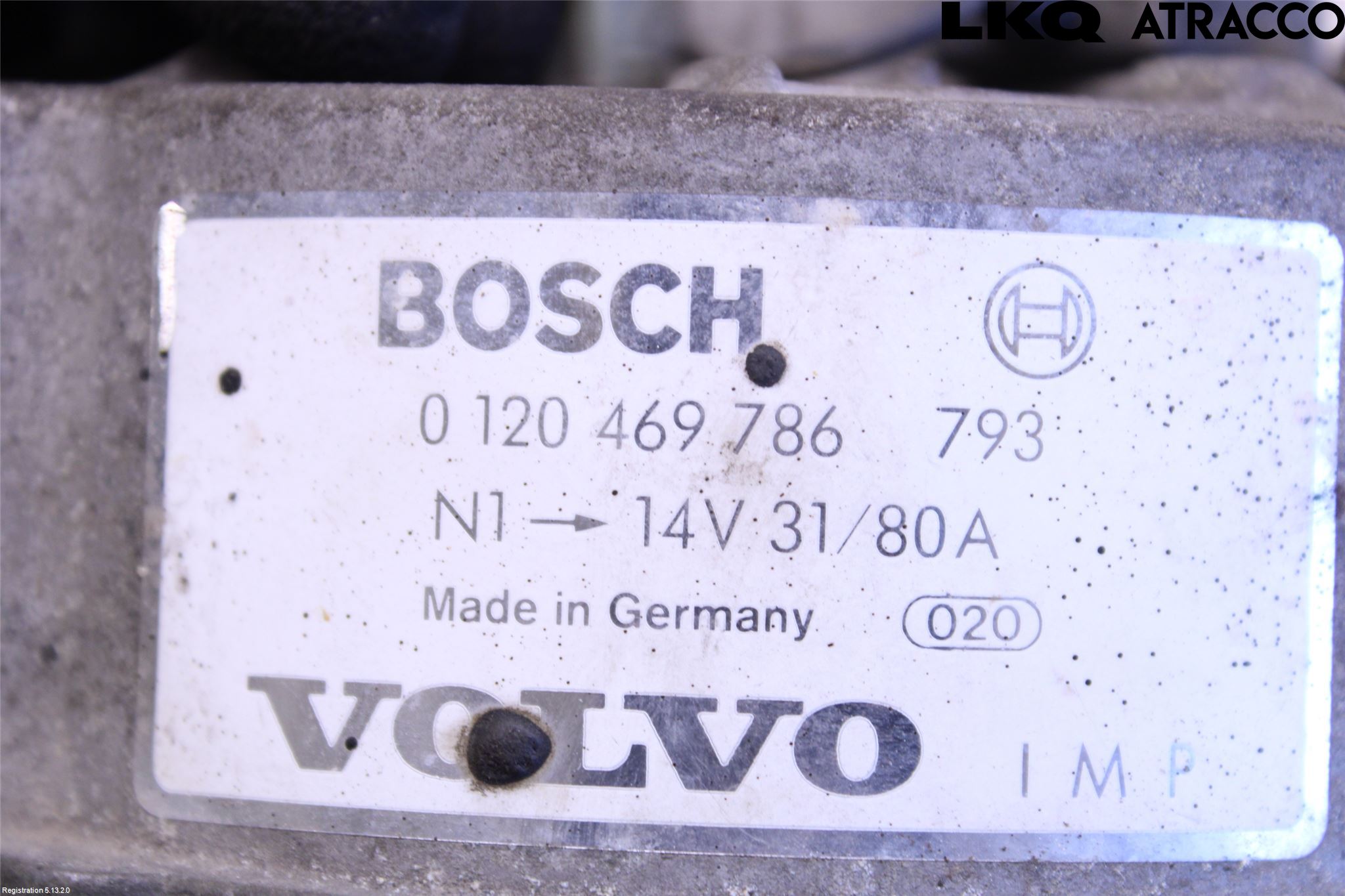 Volvo 740 88-92 Generator