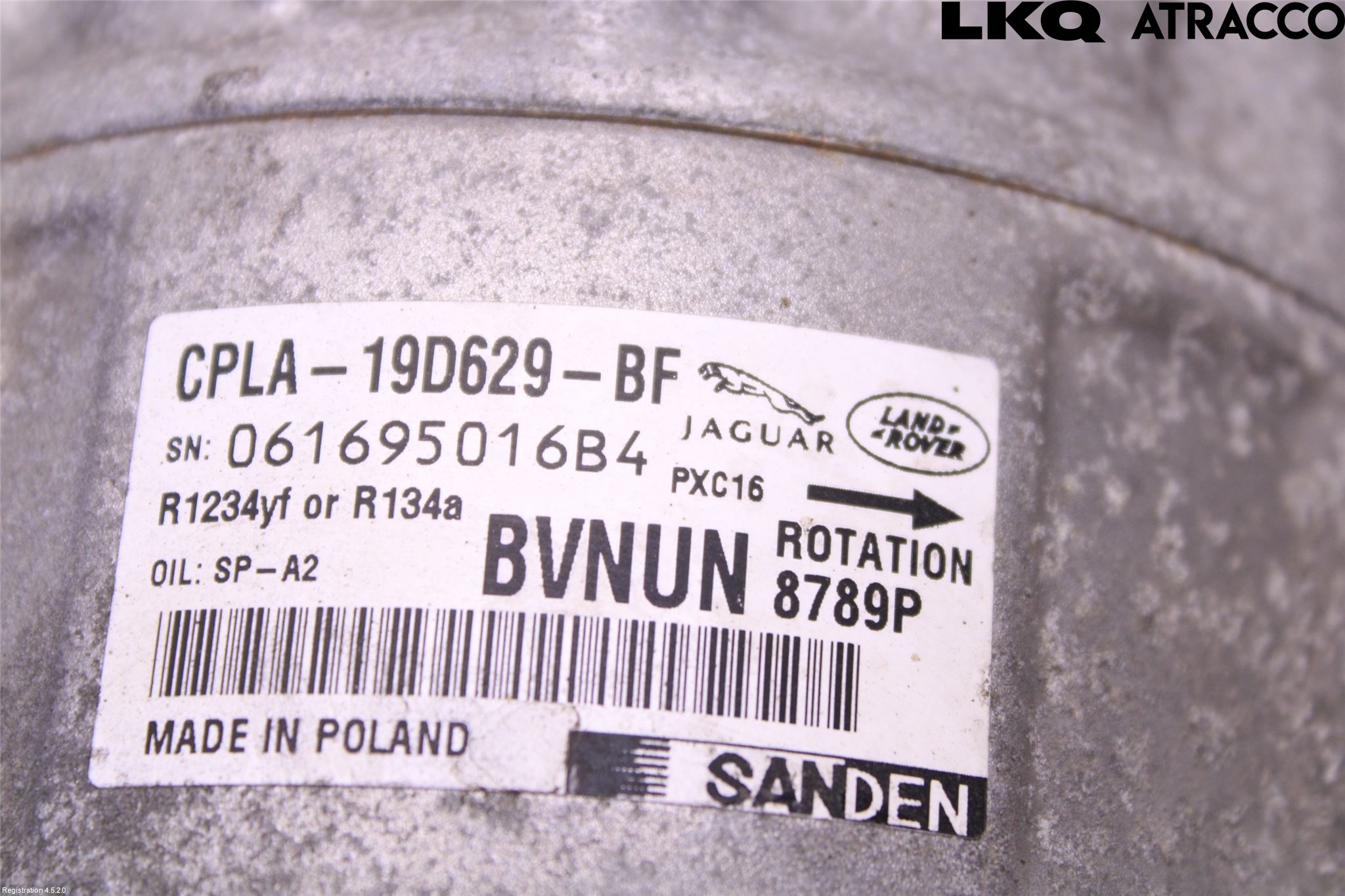 Jaguar XE (X760) 15-24 Ac Kompressor