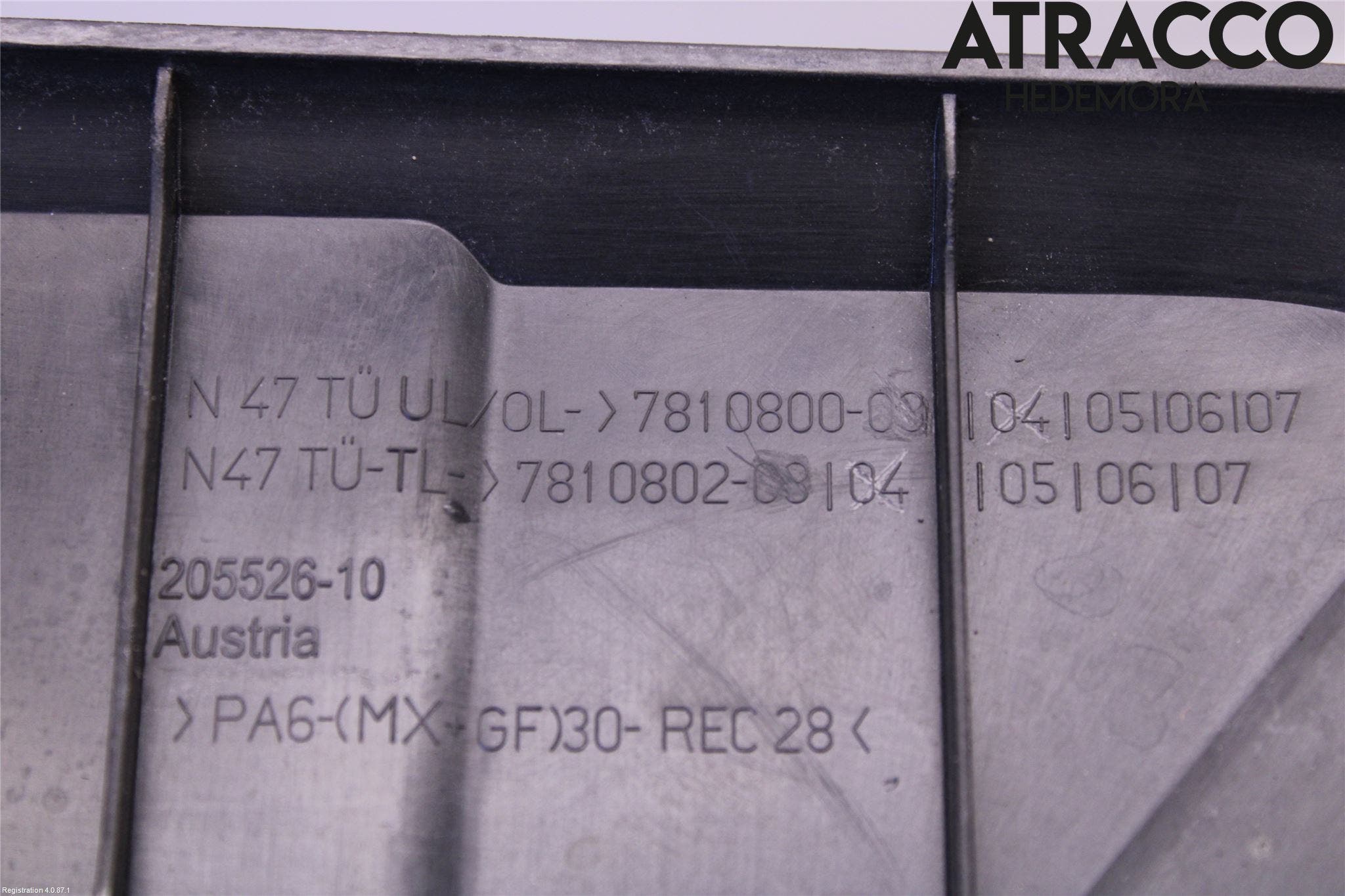 BMW 3 GT F34 13-19 Motorkåpa