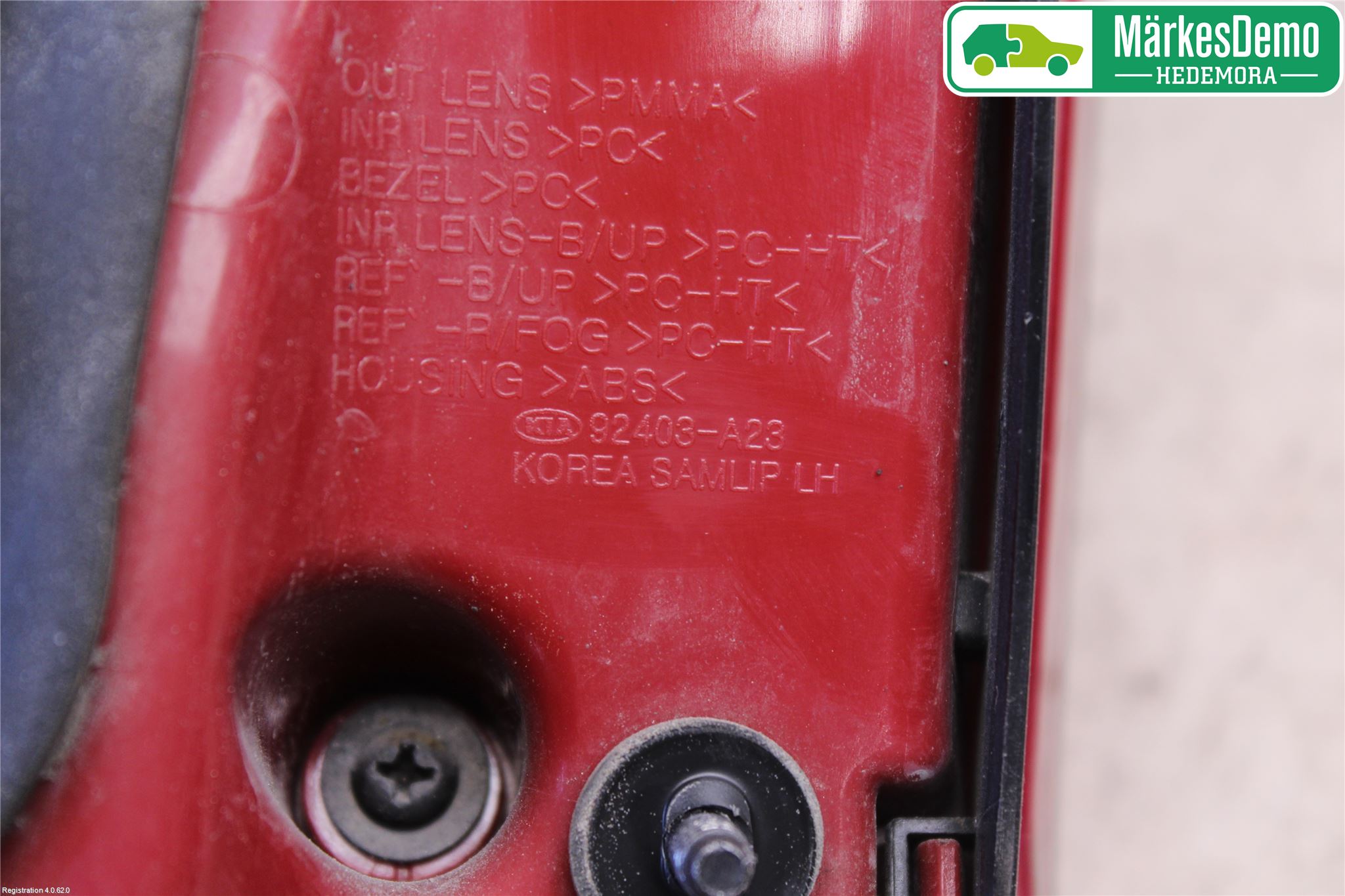 Kia CEED 12-18 Bakljus Lucka Vä