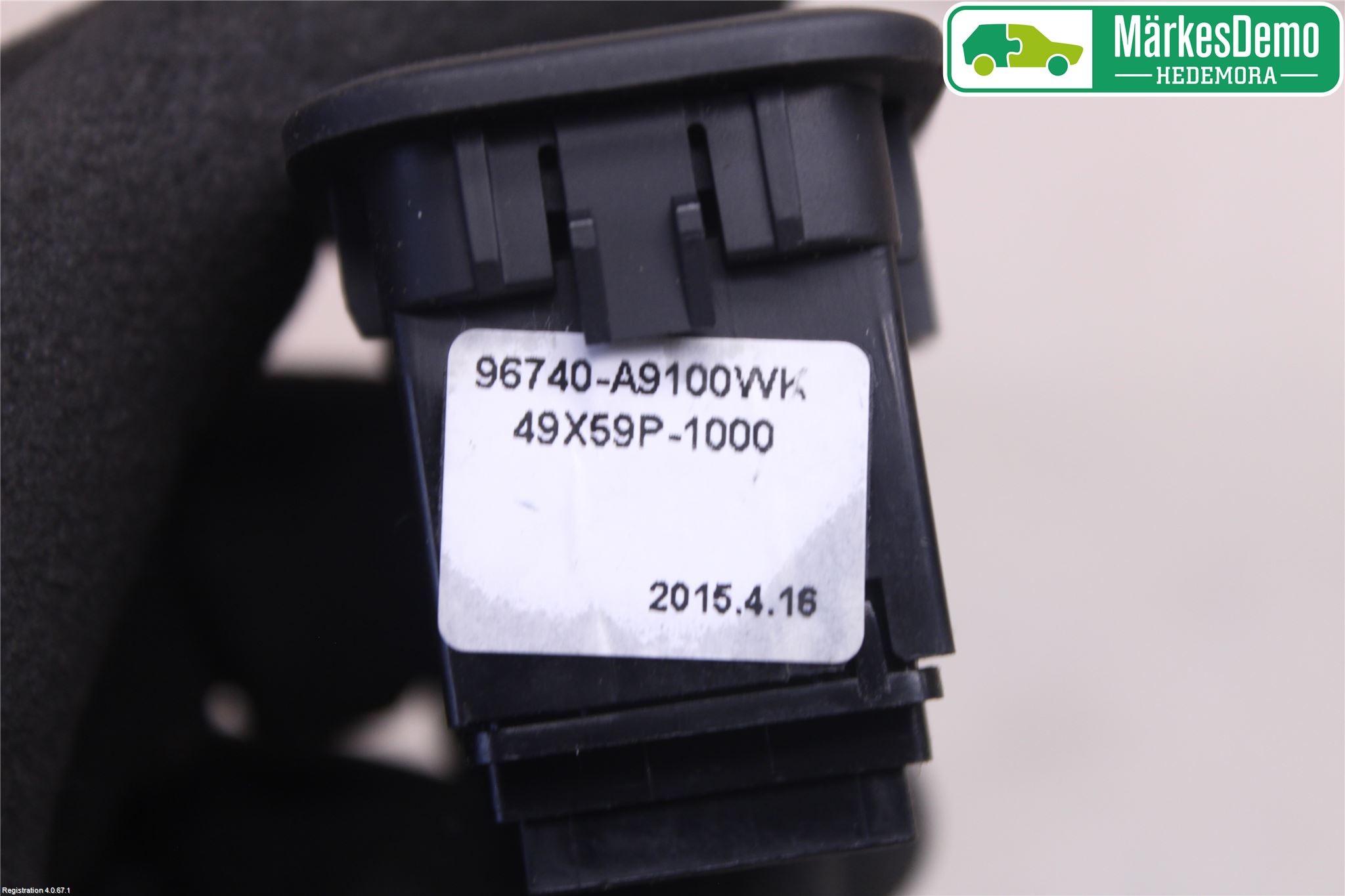 Kia SORENTO 15-20 Strömställare Baklucka