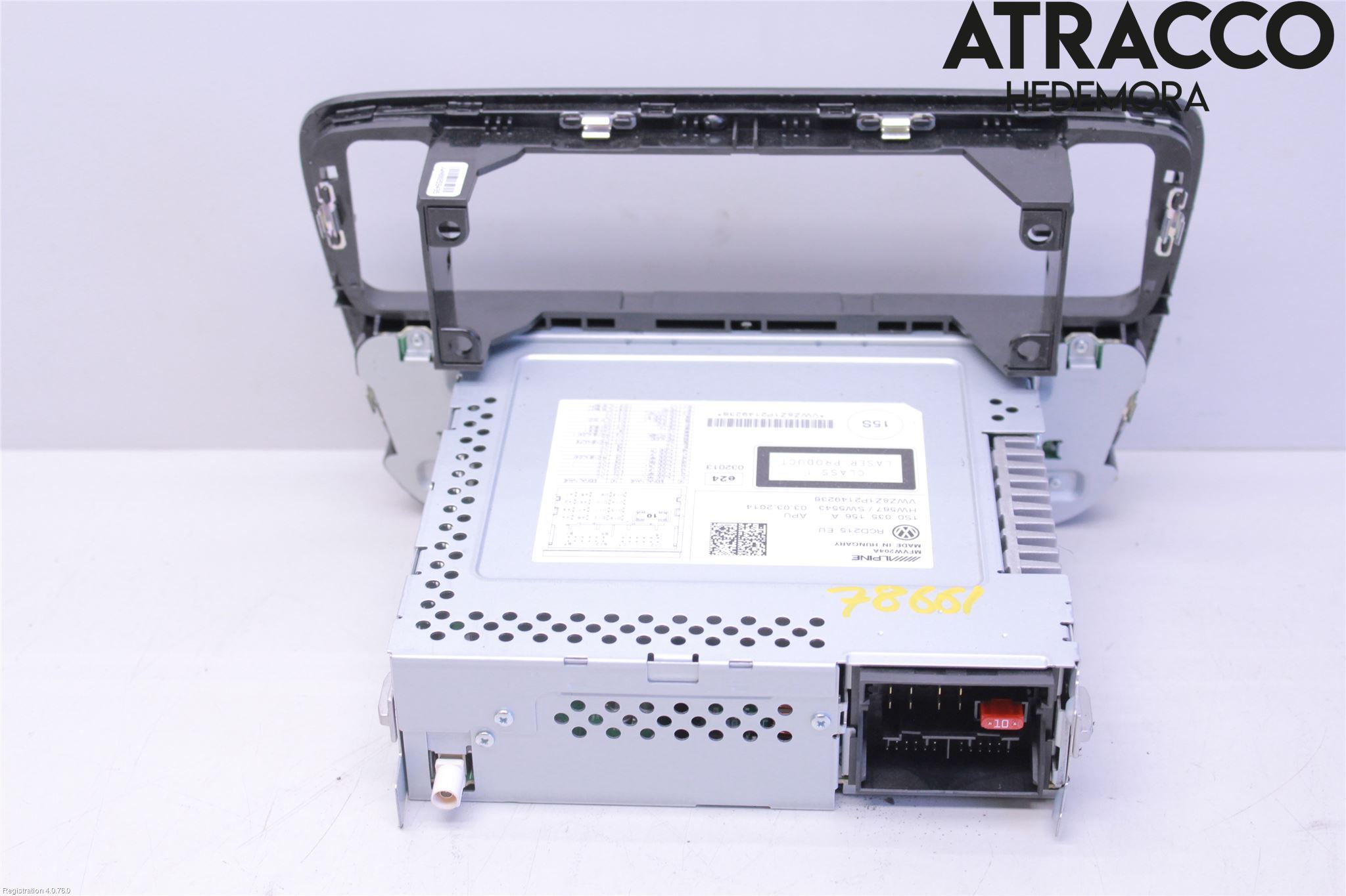 Volkswagen VW UP! / E-UP! Cd Radio - Multimediapanel