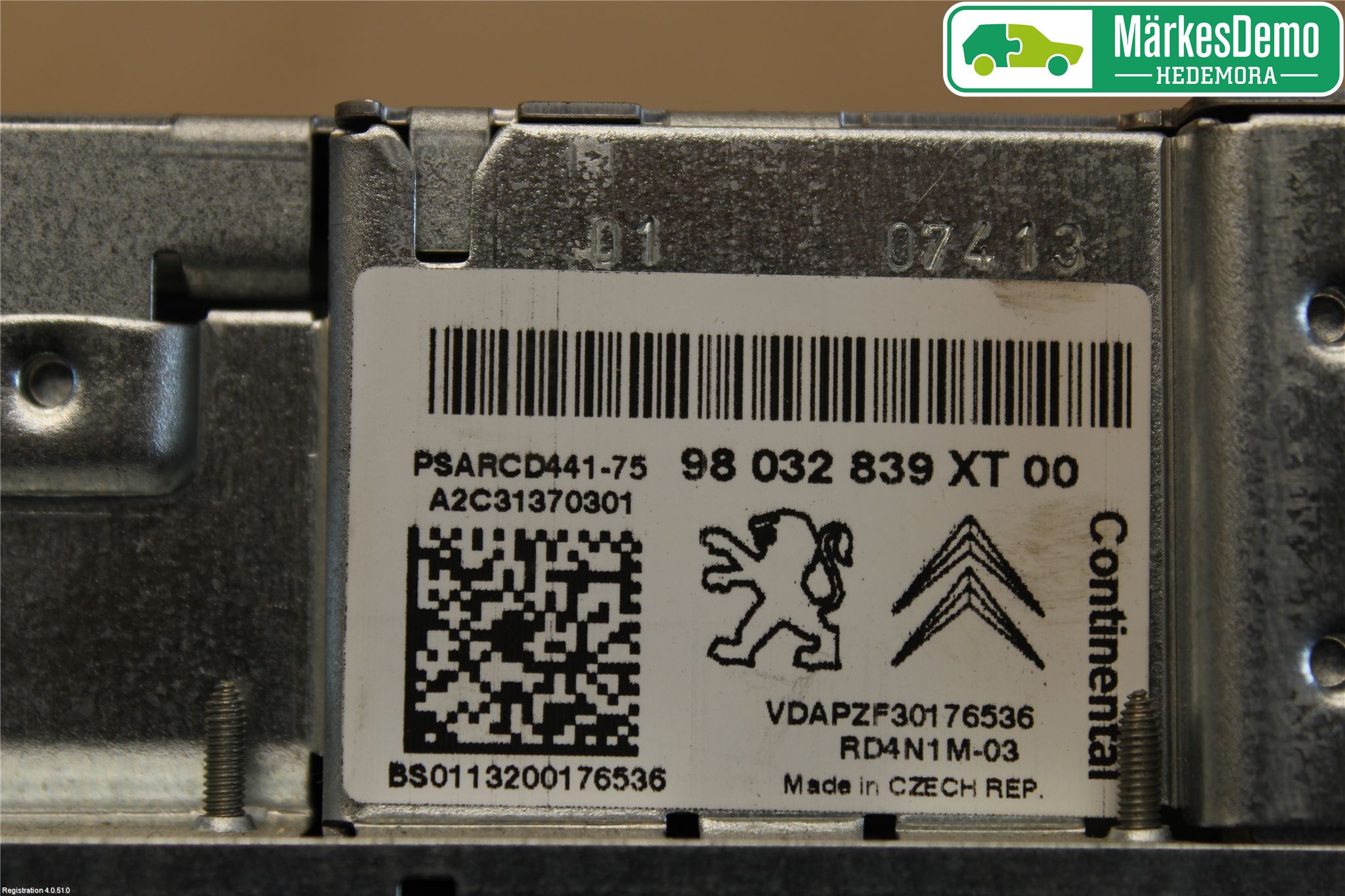 Peugeot EXPERT 07-14 Cd Radio - Multimediapanel