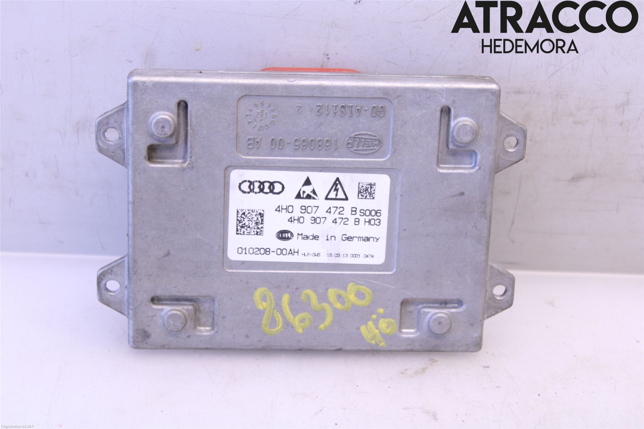 Audi A8/S8 4H 10-17 Styrenhet Strålkastare