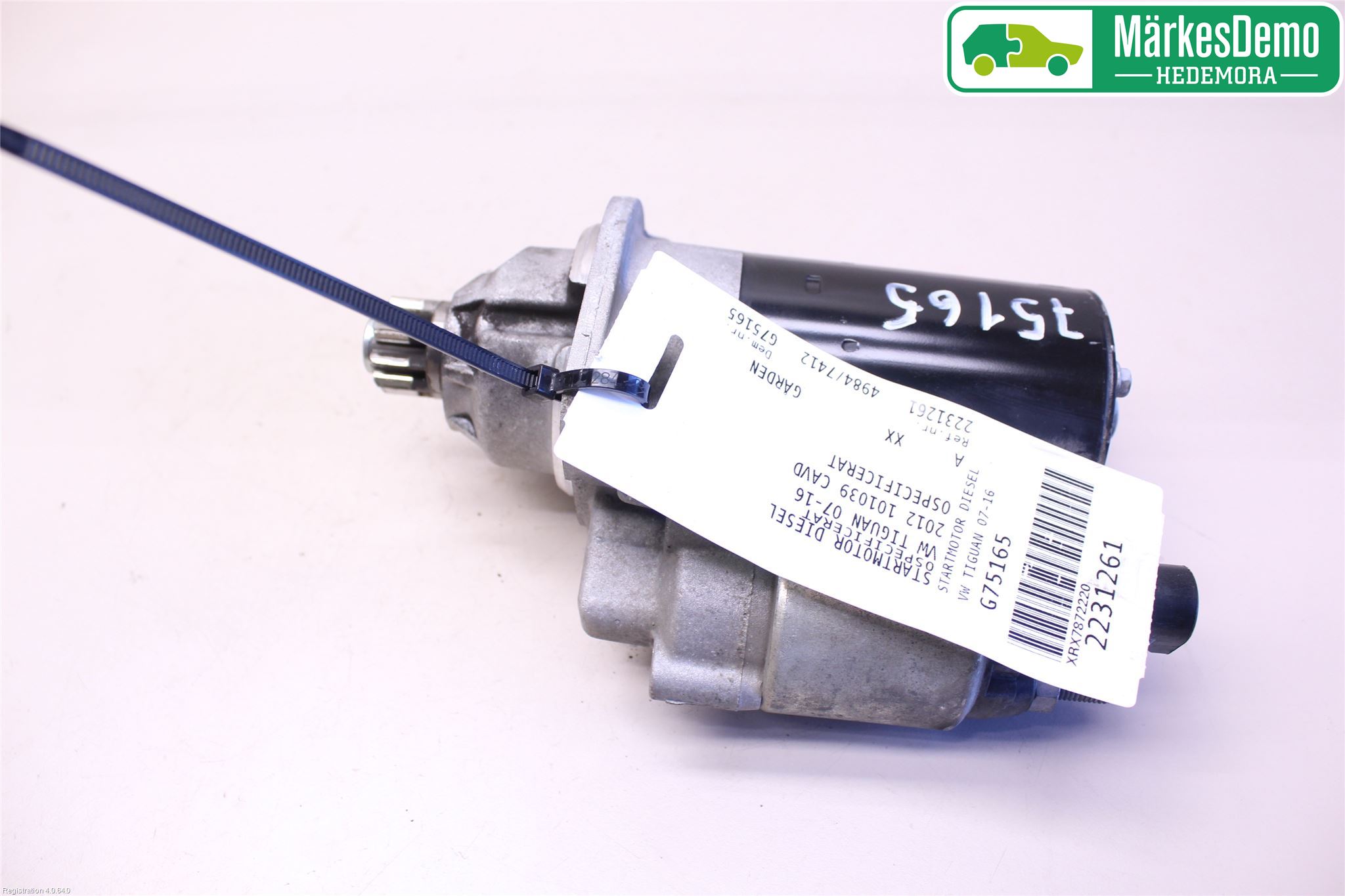 Volkswagen VW TIGUAN 07-16 Startmotor Diesel