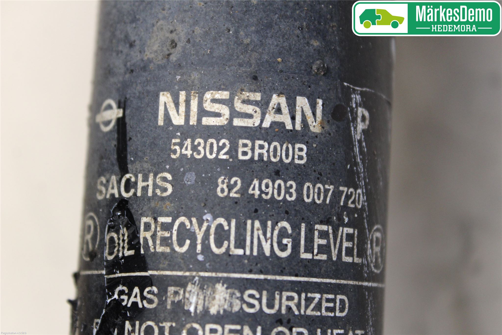 Nissan QASHQAI 10-14 Fjäderben Fram Höger