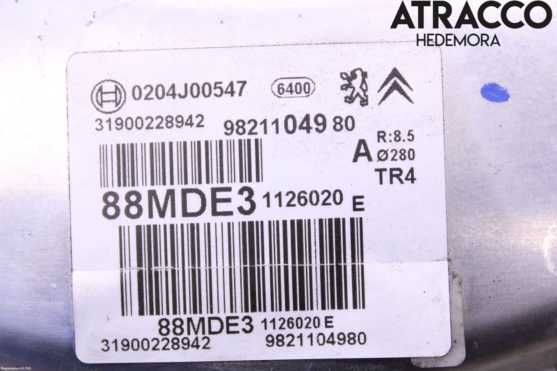 Citroen BERLINGO/E-BERLINGO 19- Bromsservo