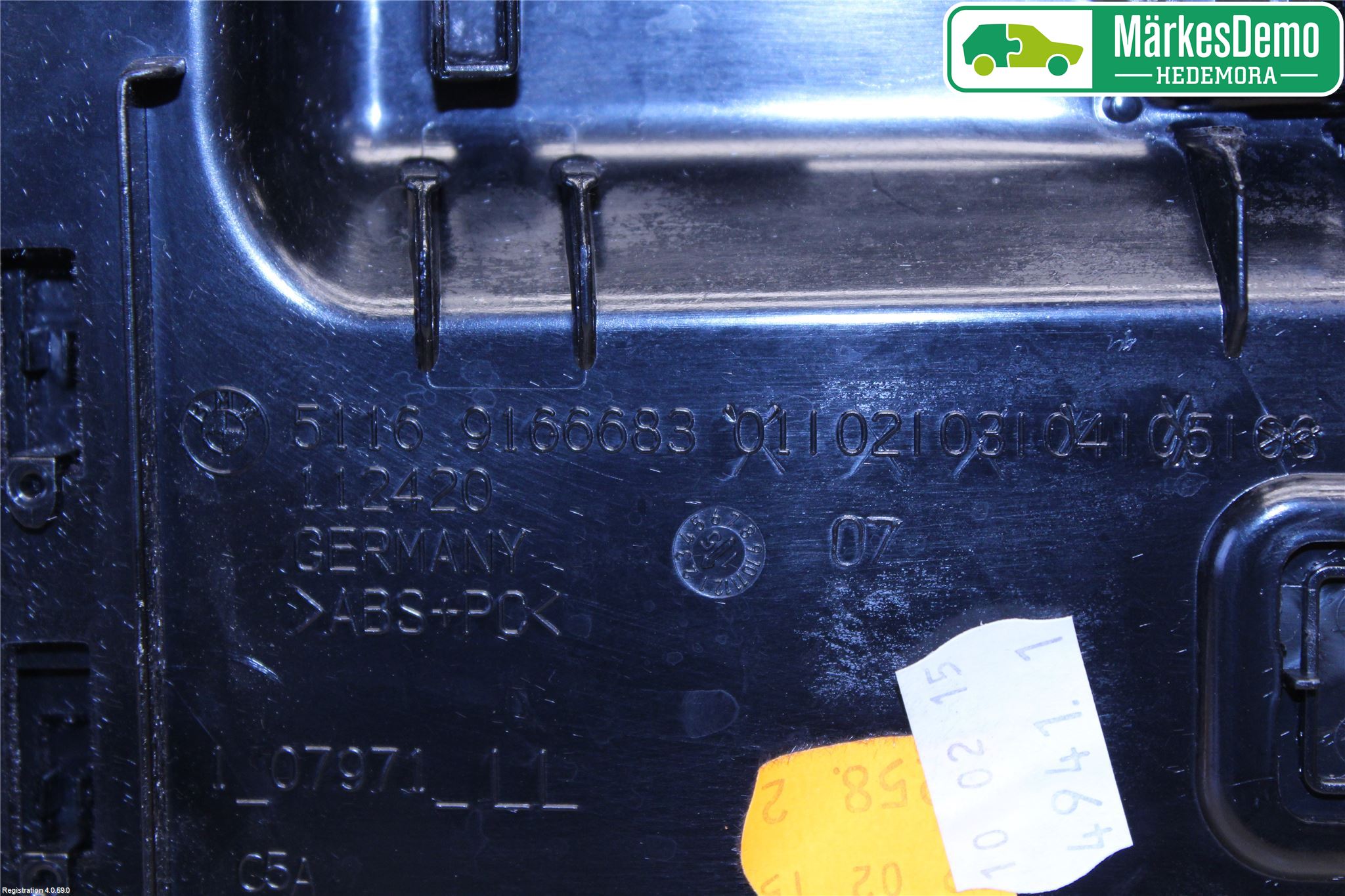 BMW 5 F10/F11/F18 09-17 Handskfack