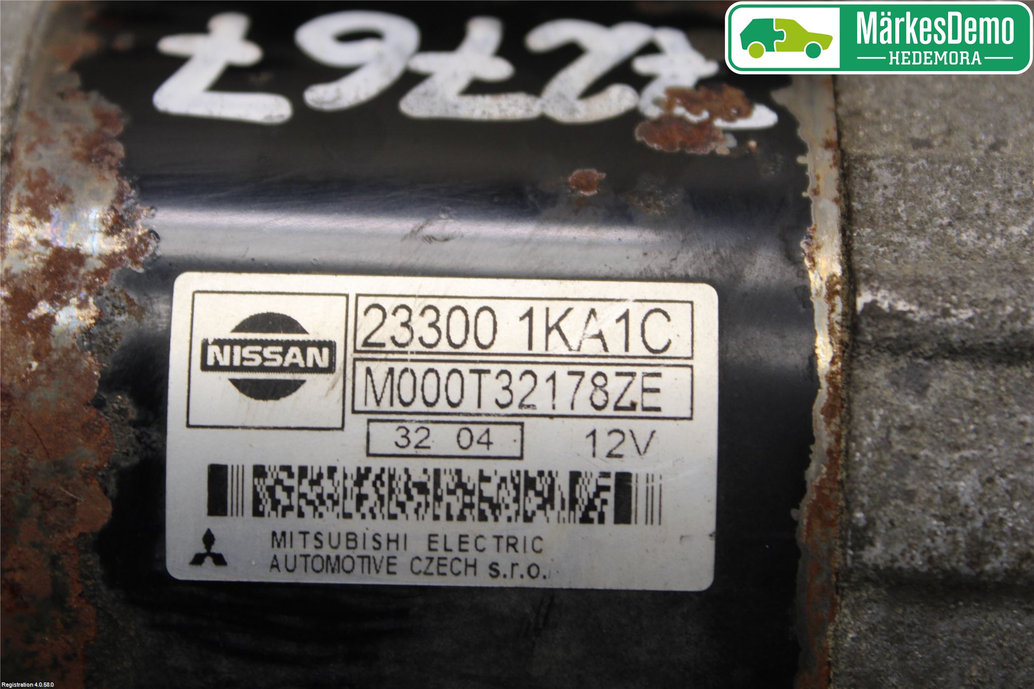 Nissan QASHQAI 10-14 Startmotor