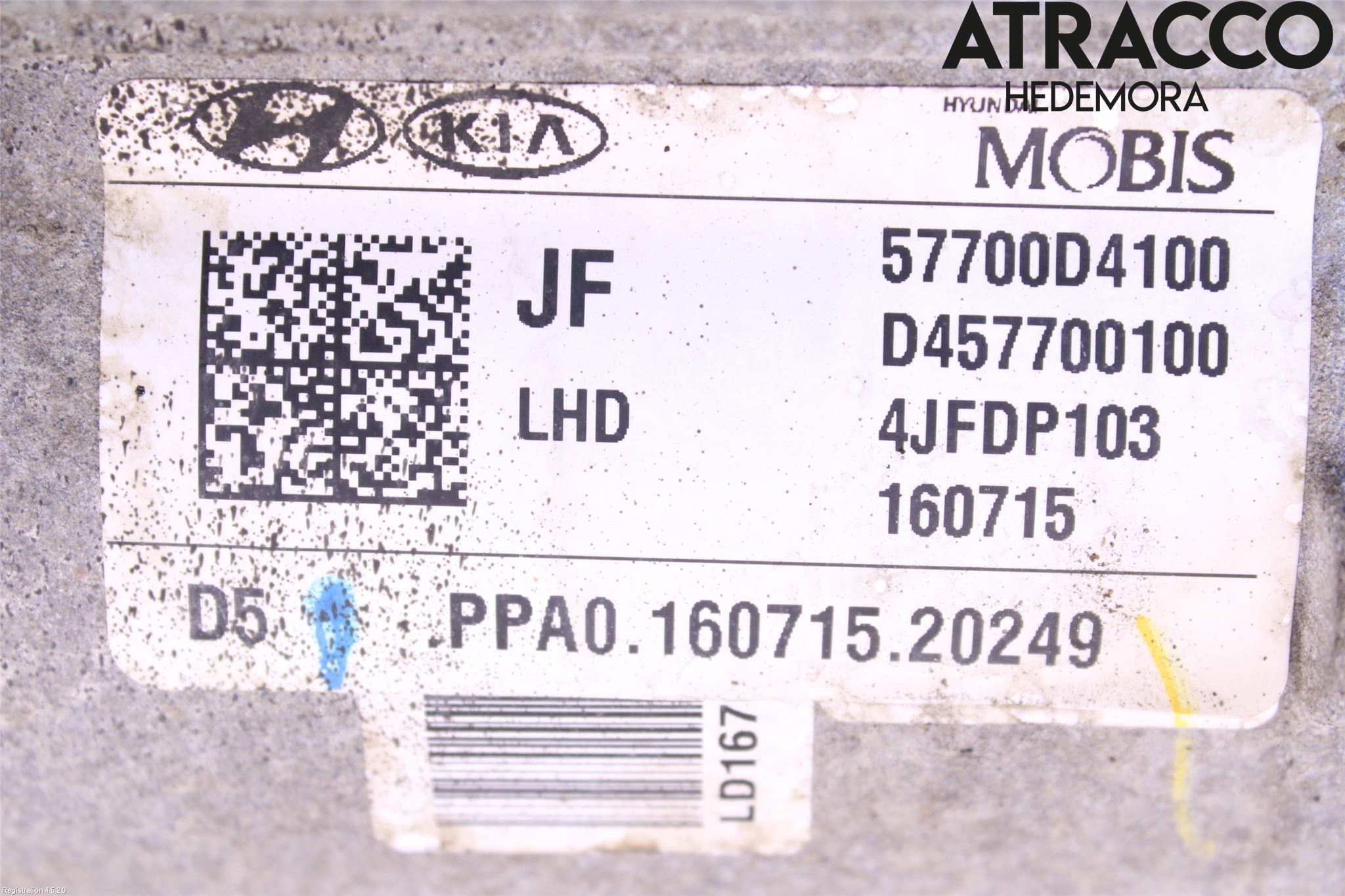 Kia OPTIMA 16-20 Styrväxel-Snäcka Elektrisk