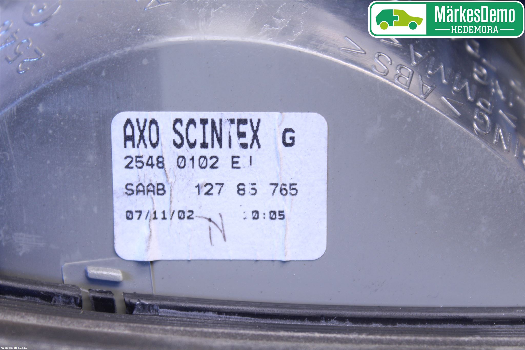 Saab 9-3 VER 2 Bakljus Lucka Vä