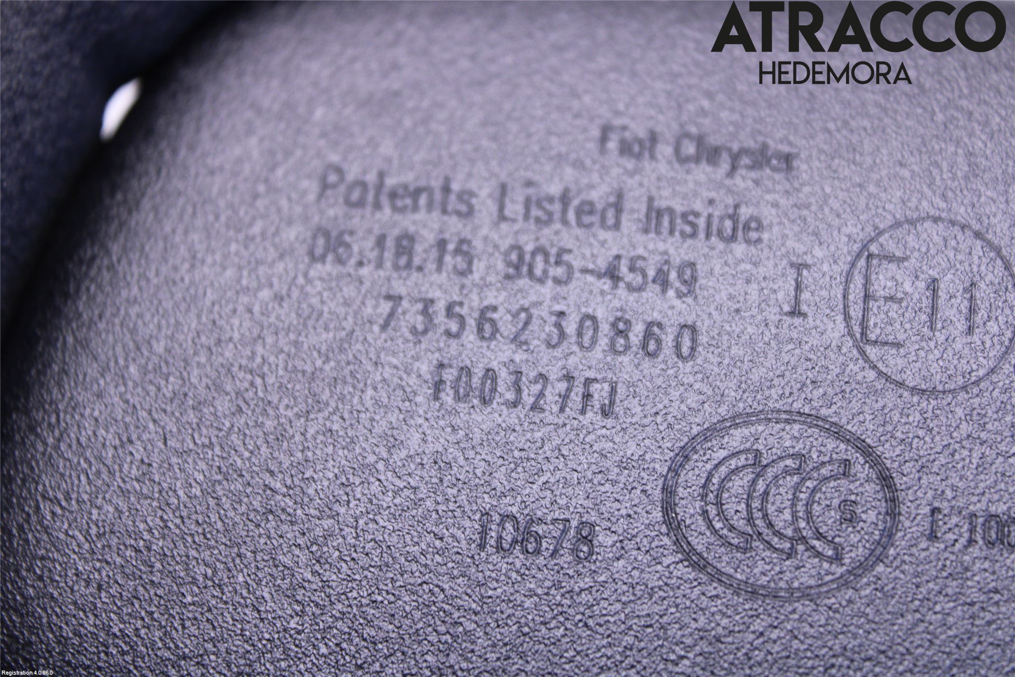 Fiat 500X 15- Spegel Invändig El