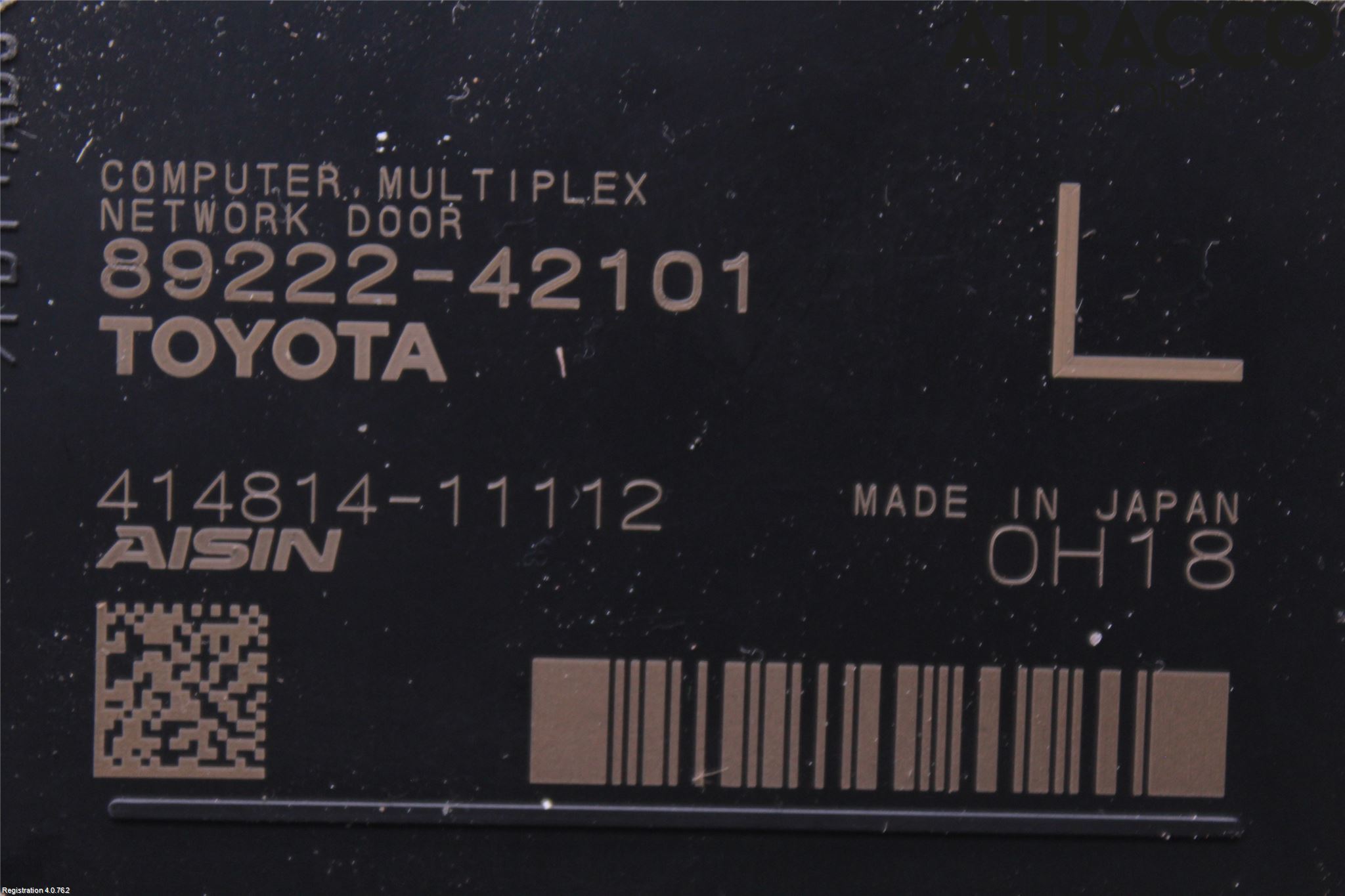 Toyota RAV4 19- Styrenhet Baklucka