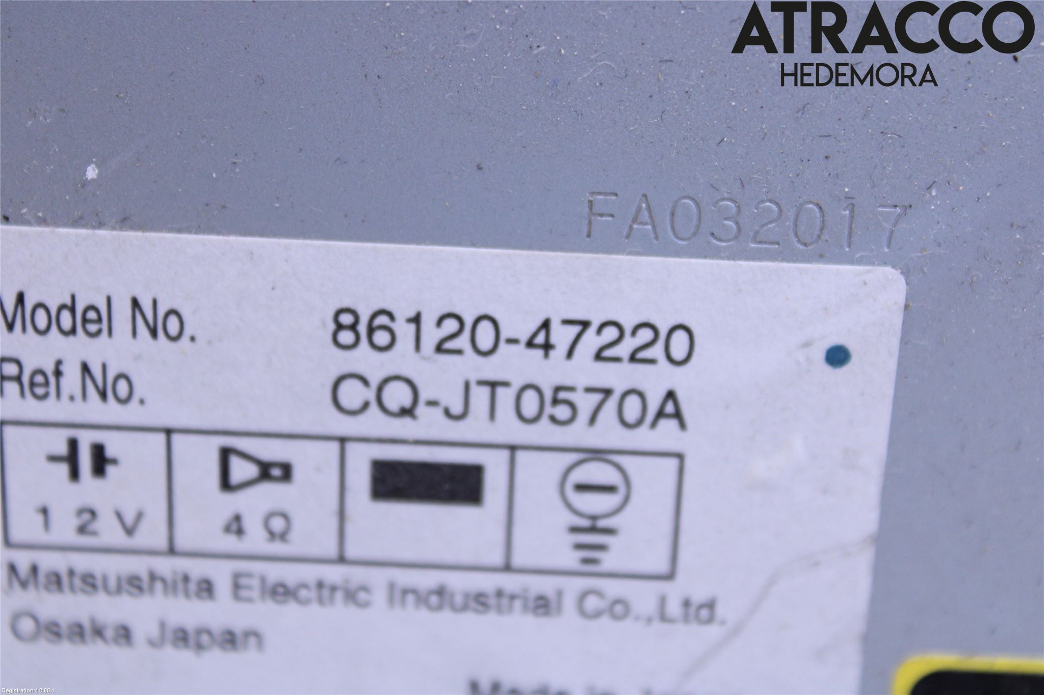 Toyota PRIUS NWH20 04-08 Cd Radio - Multimediapanel