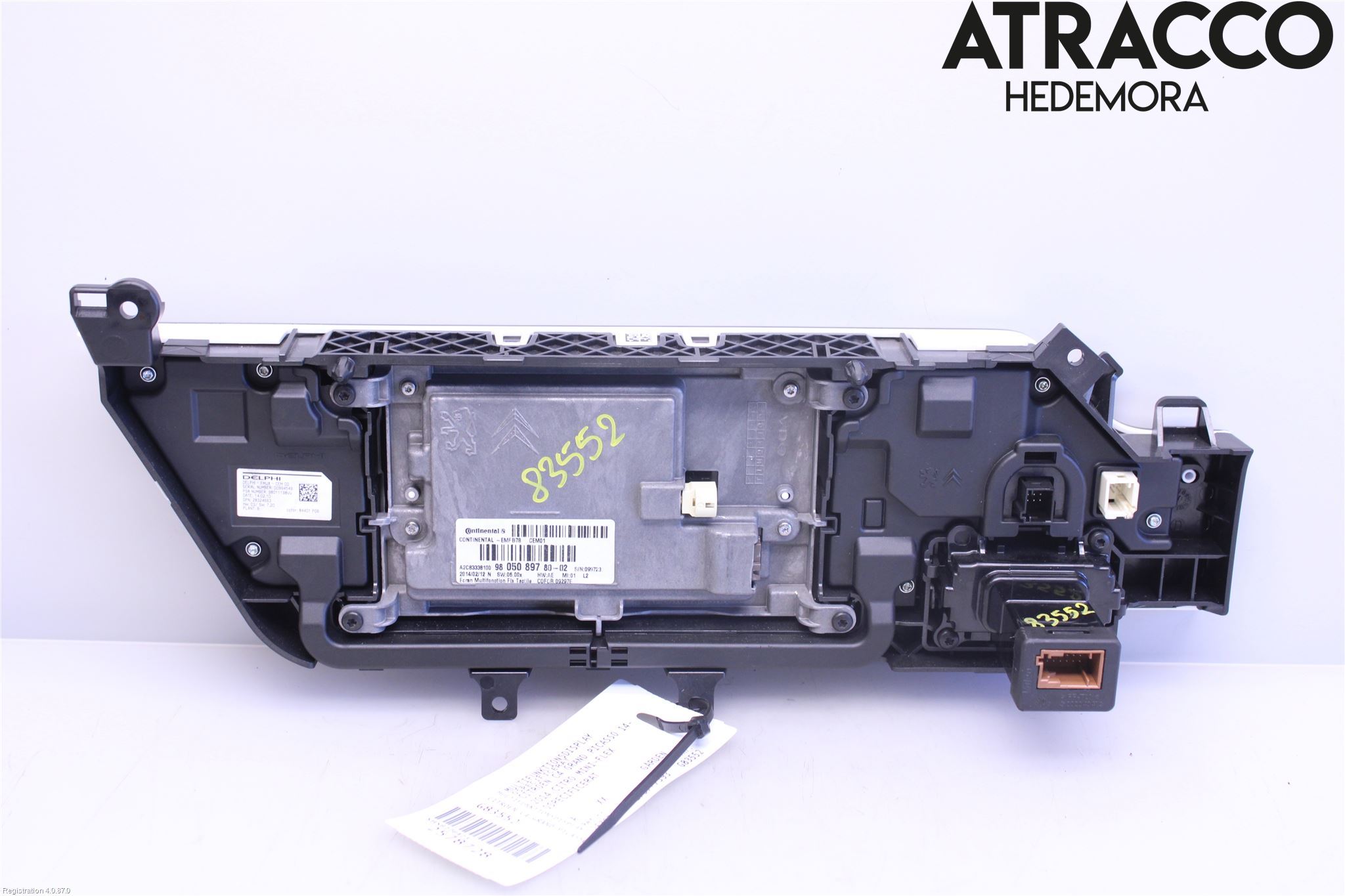 Citroen C4 GRAND PICASSO 14-18 Multifunktionsdisplay