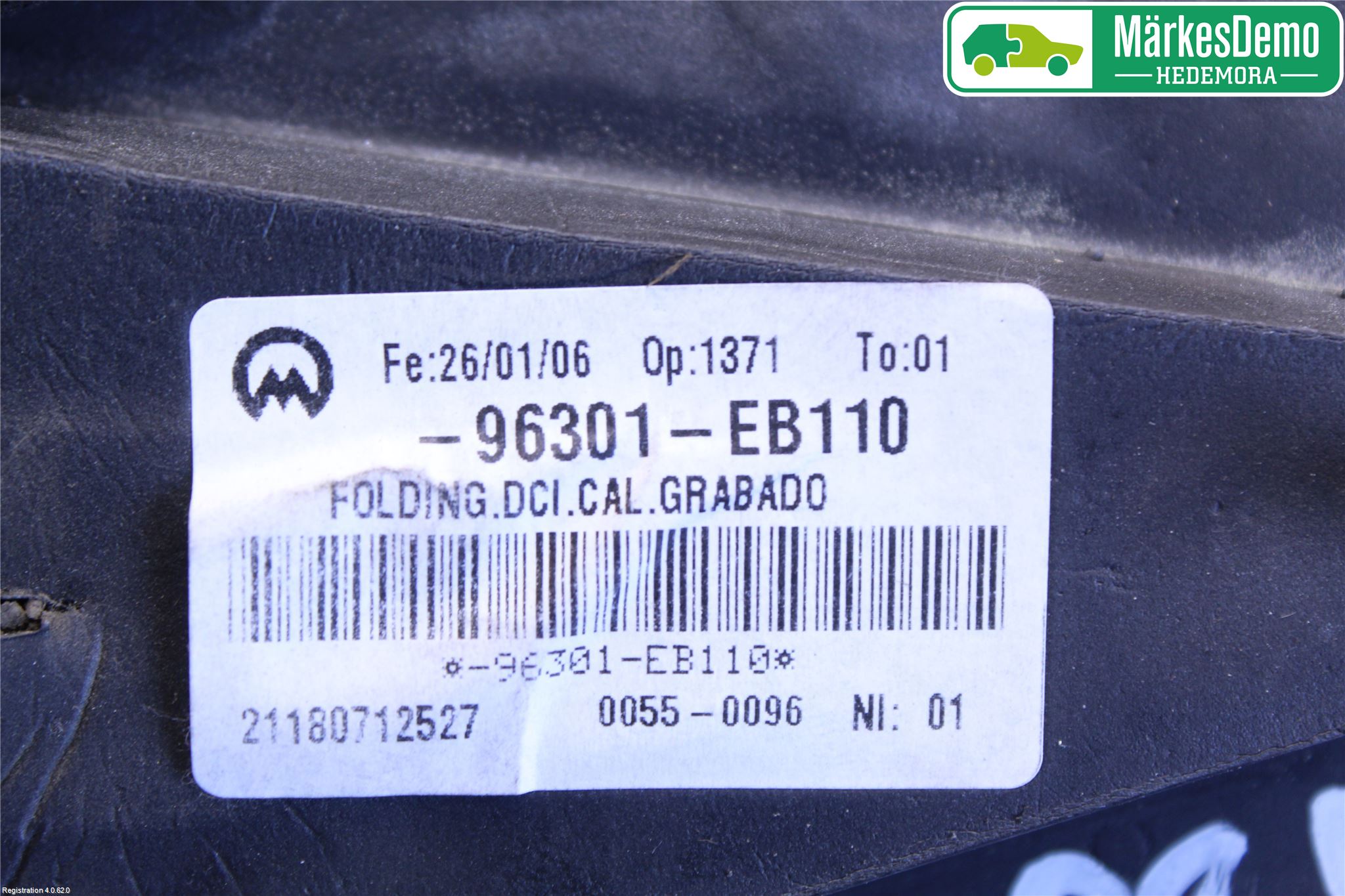 Nissan NAVARA 05-16 Spegel Yttre El Hö