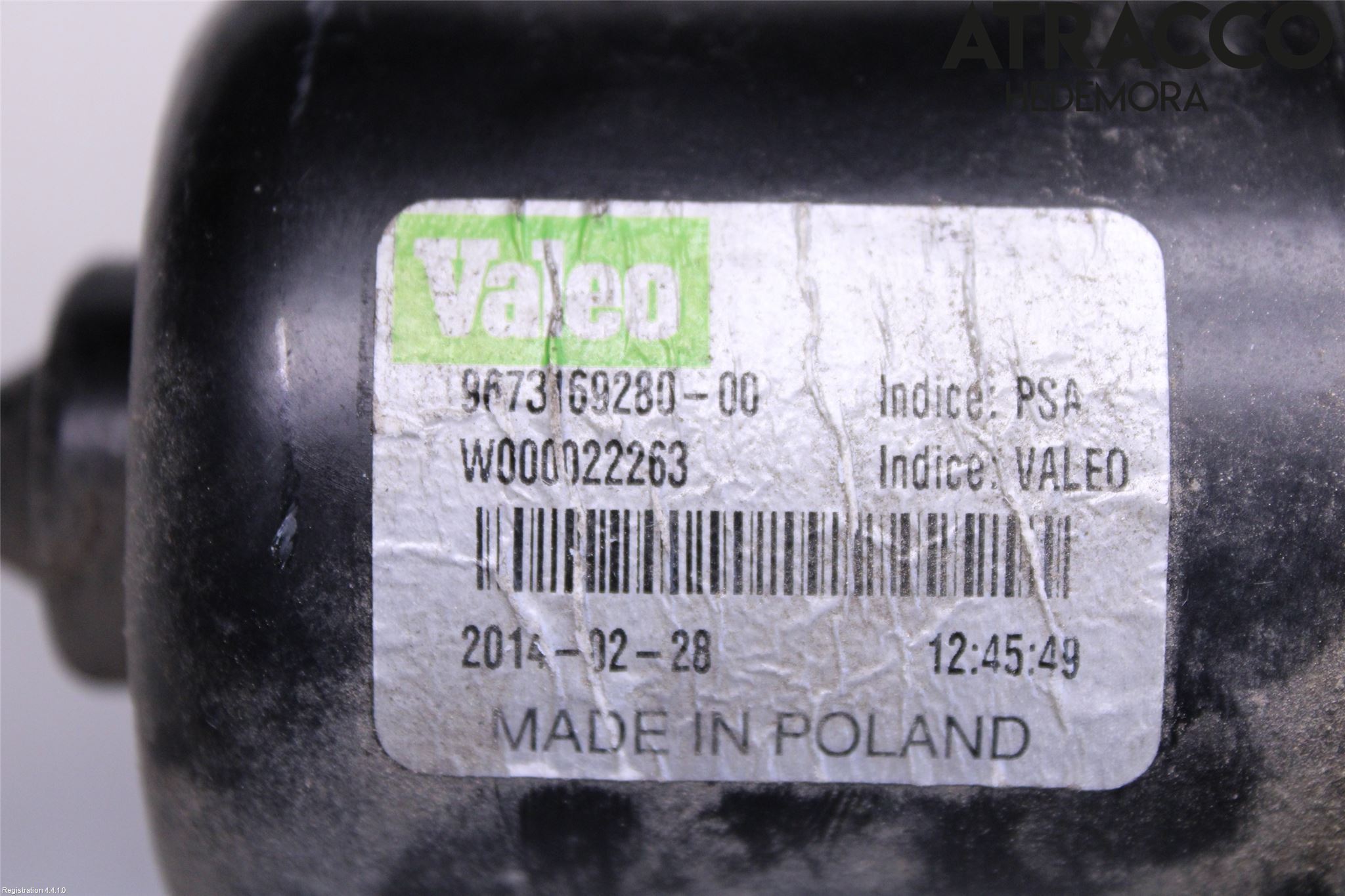 Citroen C3 PICASSO Torkarmotor Vindruta