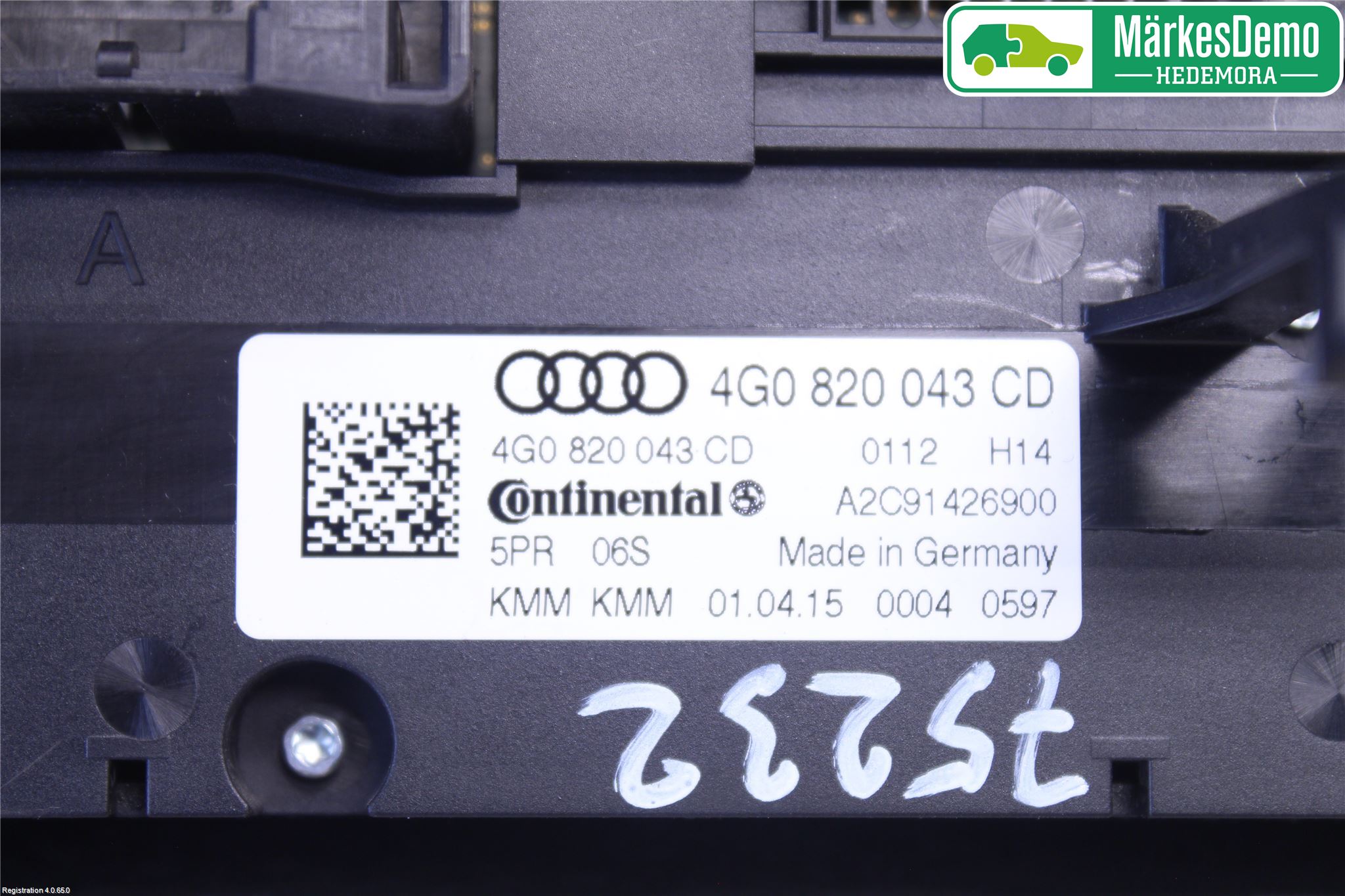 Audi A6/S6 4G 11-18 Ac Styrenhet Ac Manöveren