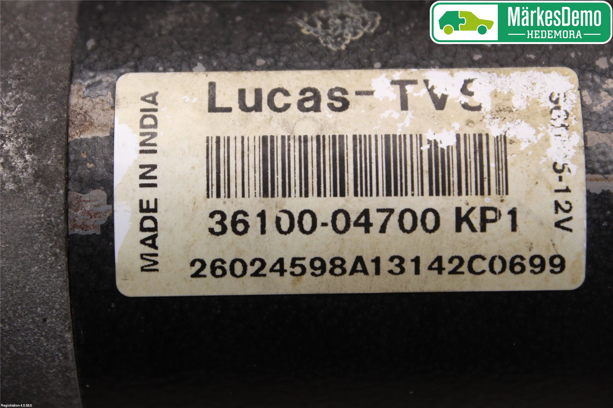 Hyundai i10 BA 14-16 Startmotor