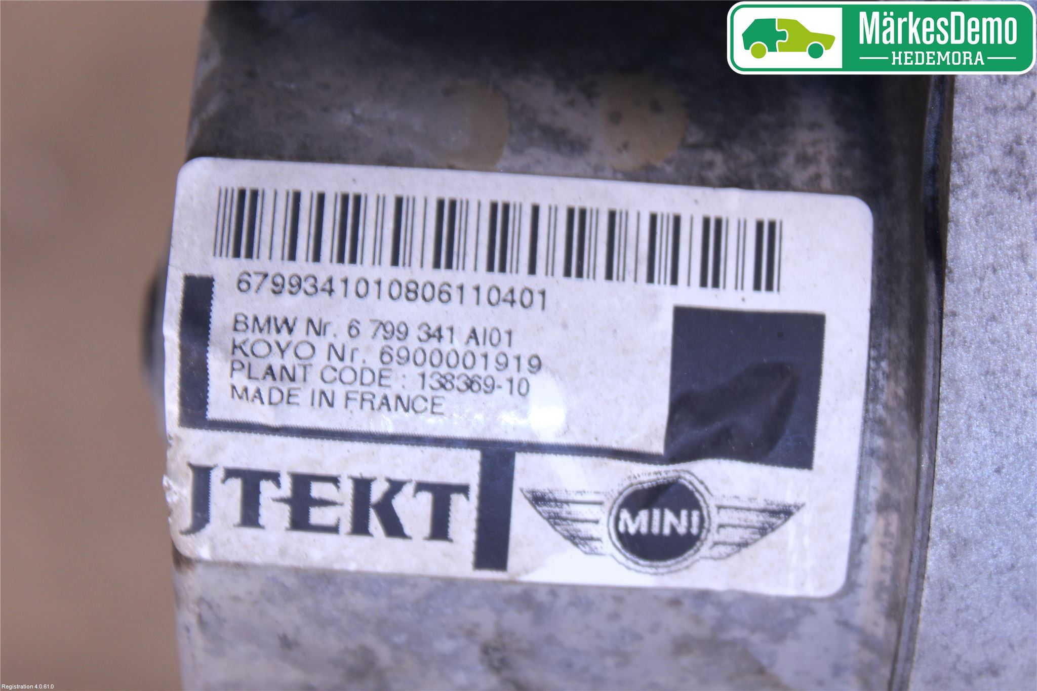 Mini COUPE R56 05-14 Styrväxel Servo -Snäcka