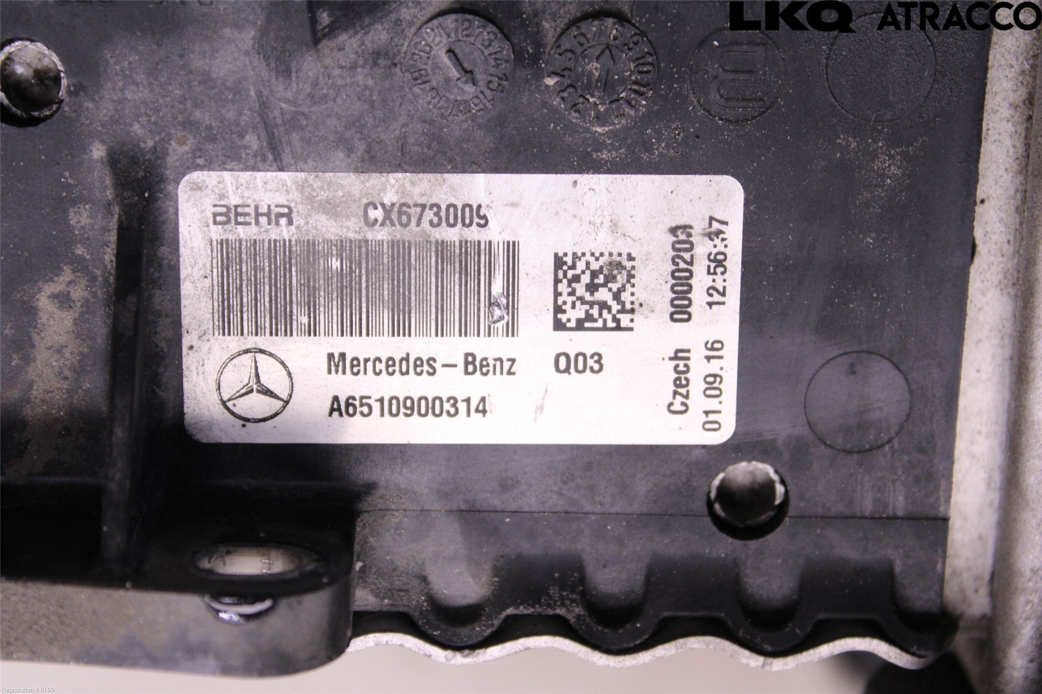 Mercedes-Benz MB C-KLASS (W205) 14-21 Laddluft-Intercooler Kyl