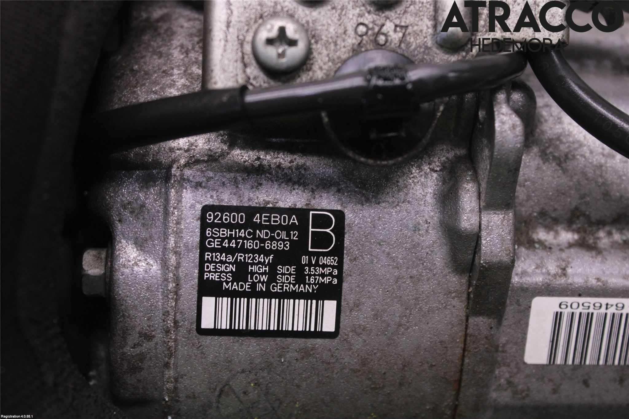 Nissan QASHQAI 17-21 Ac Kompressor