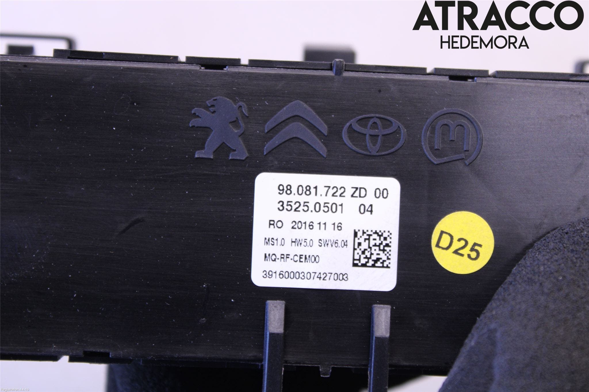 Citroen JUMPY/E-JUMPY 16- Ac Styrenhet Ac Manöveren