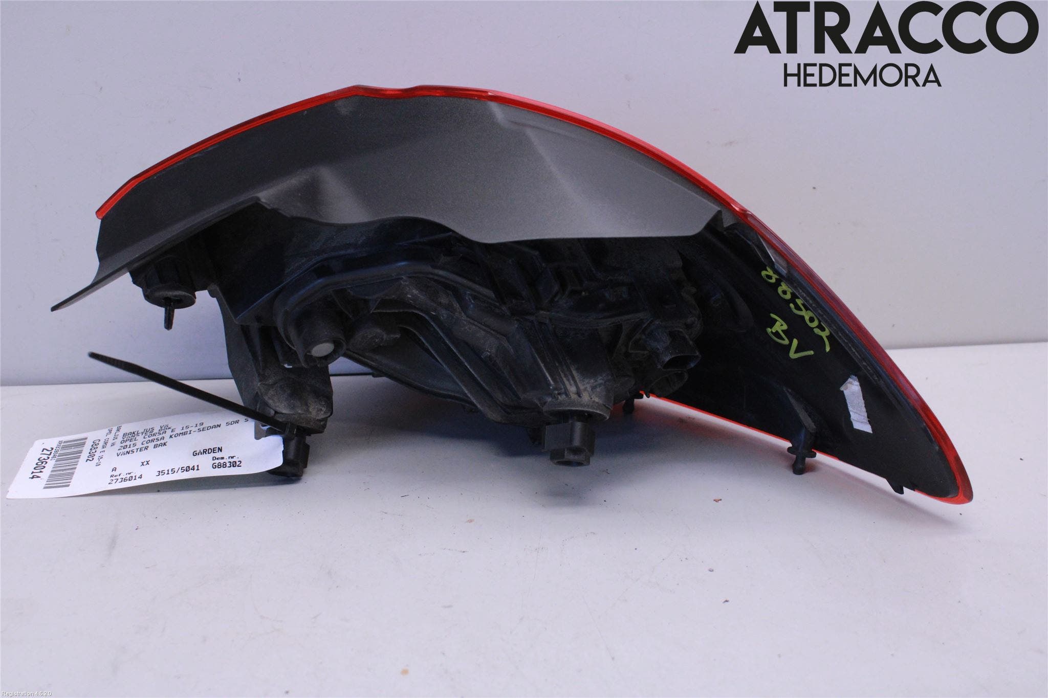 Opel CORSA E 15-19 Bakljus Vänster