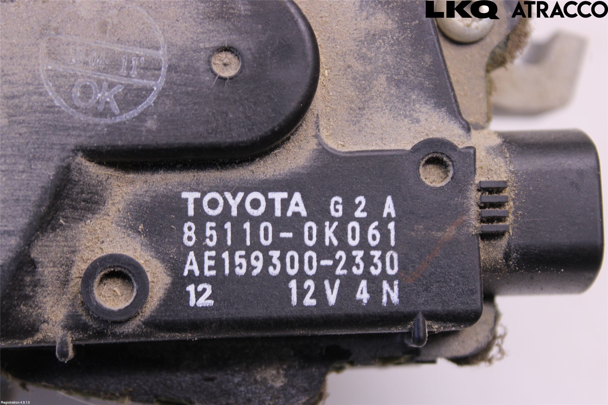 Toyota HILUX 05-16 Torkarmotor Vindruta