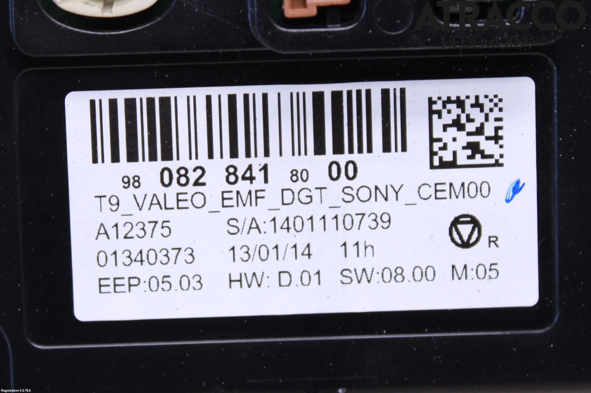 Peugeot 308 14-21 Multifunktionsdisplay