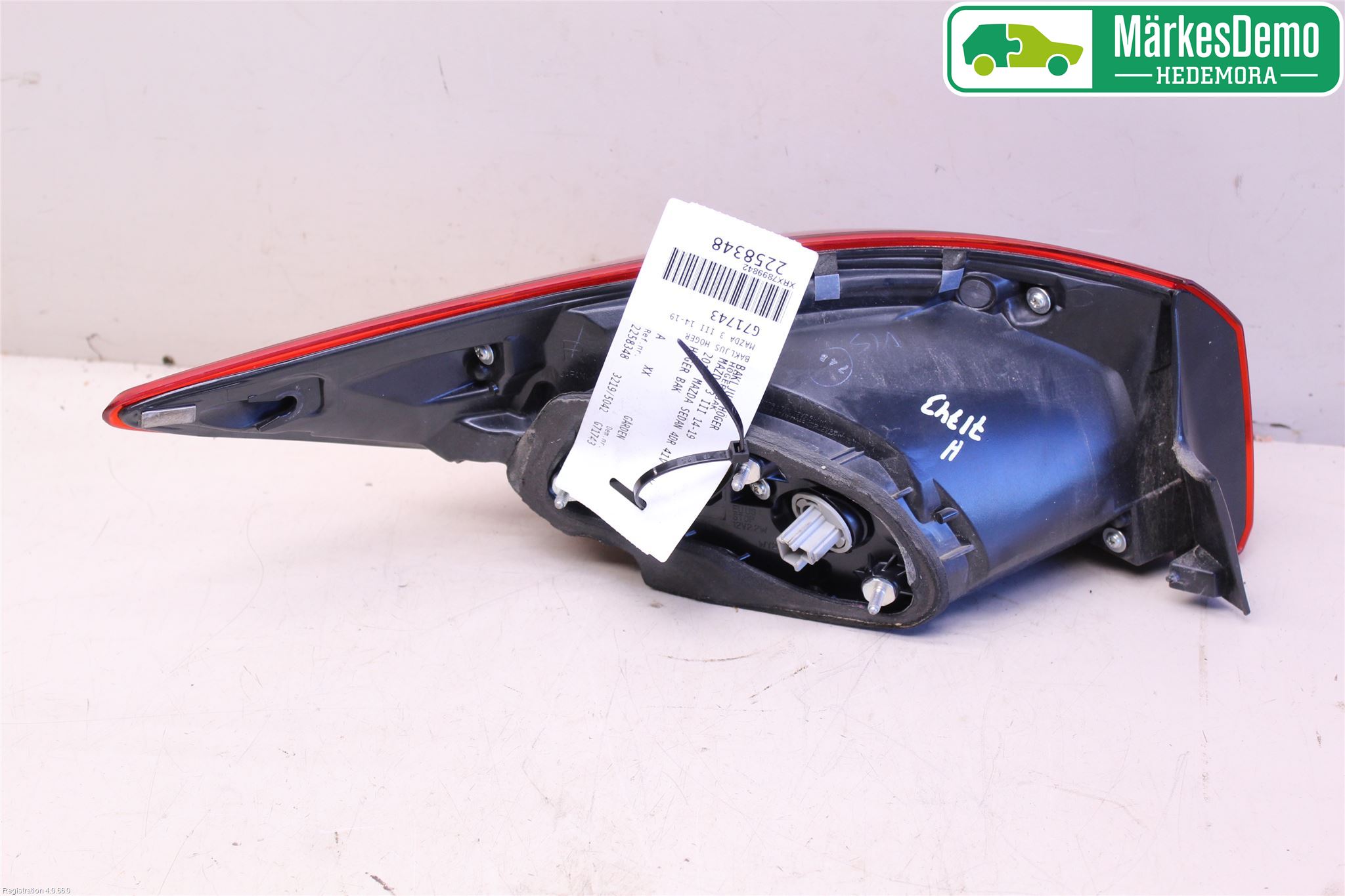 Mazda 3 III 14-19 Bakljus Höger