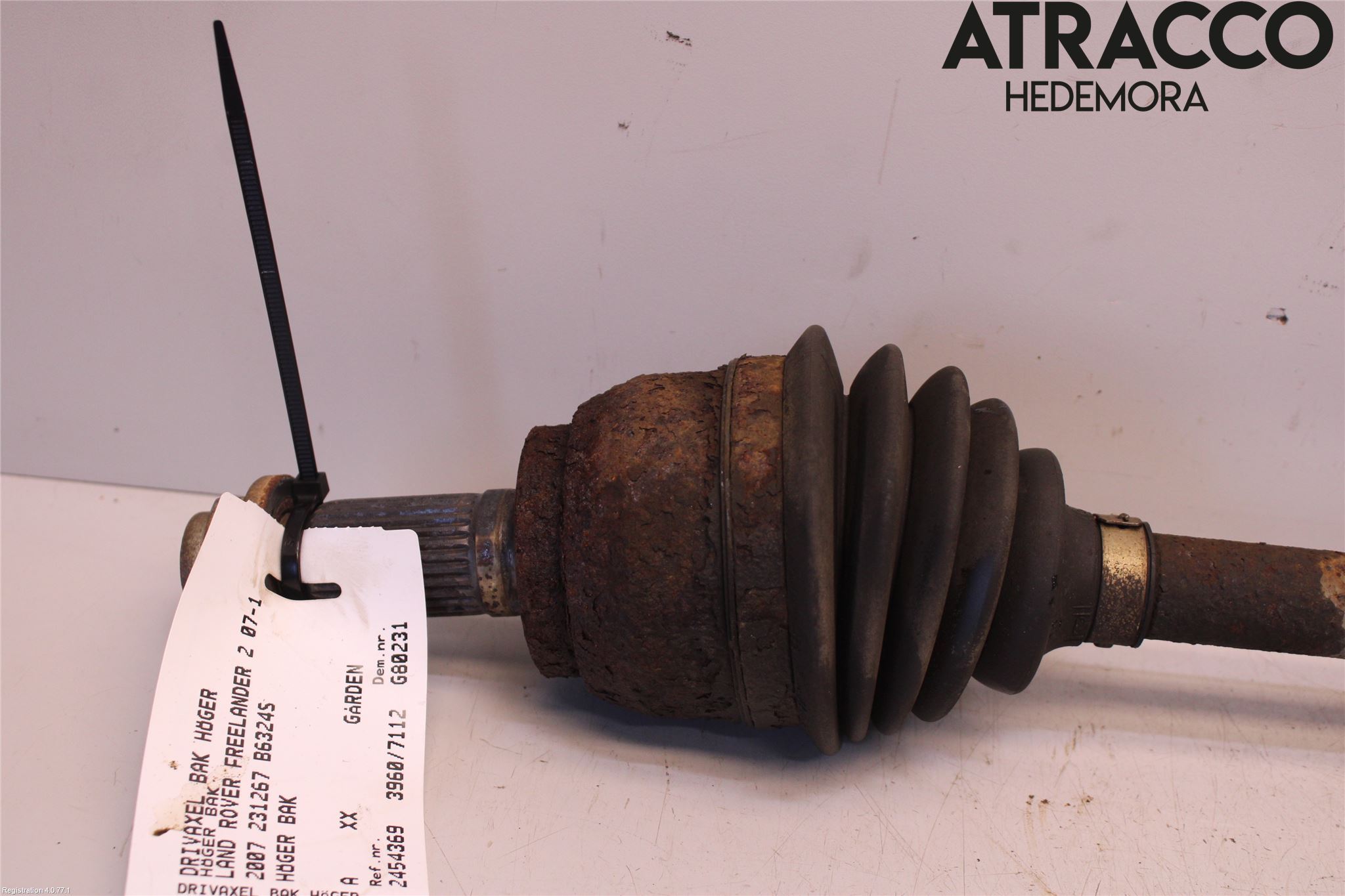Landrover LAND ROVER FREELANDER 2 07-14 Drivaxel Bak Höger