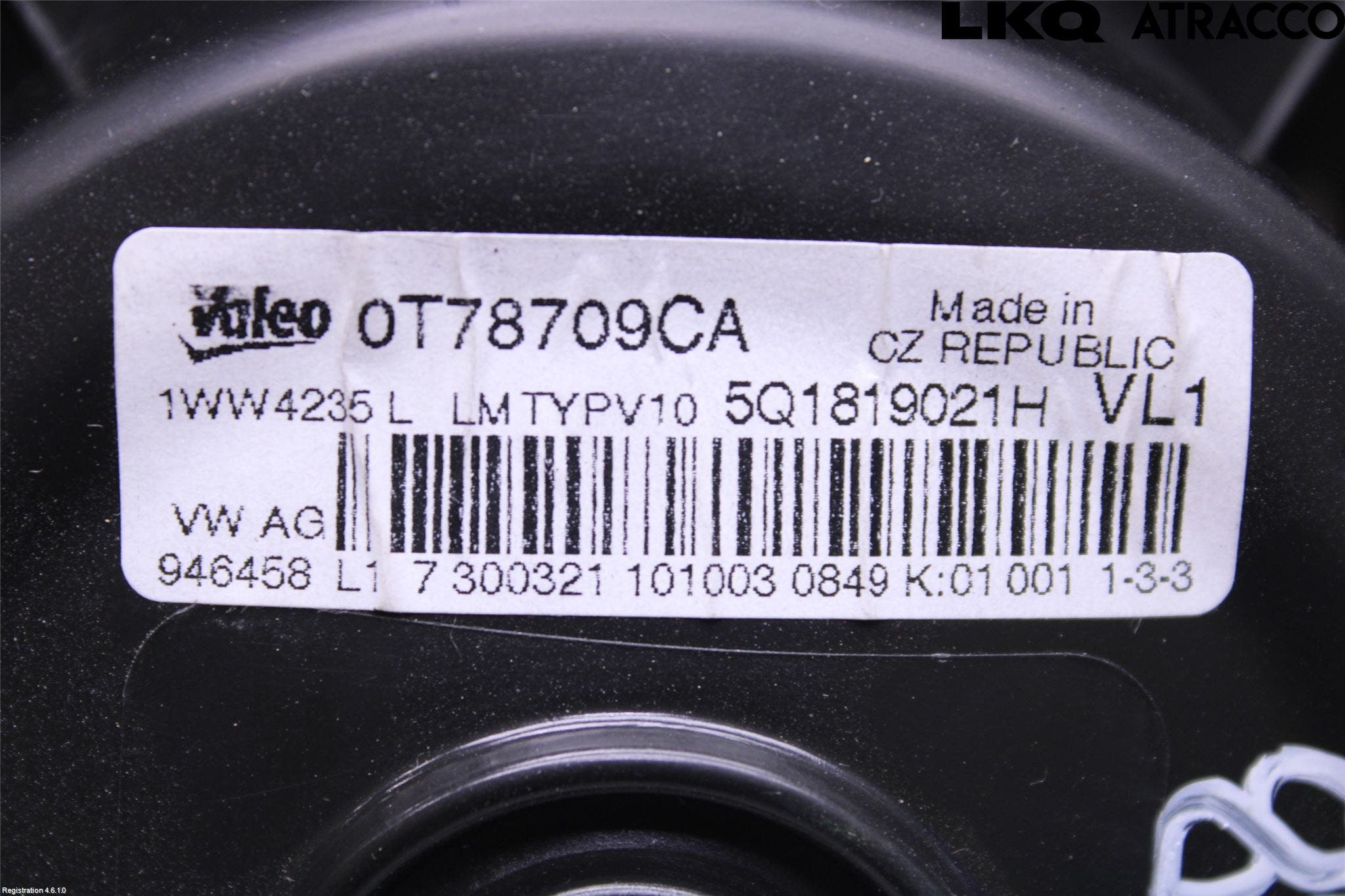 Audi Q3 F3 19- Ac Värmefläkt