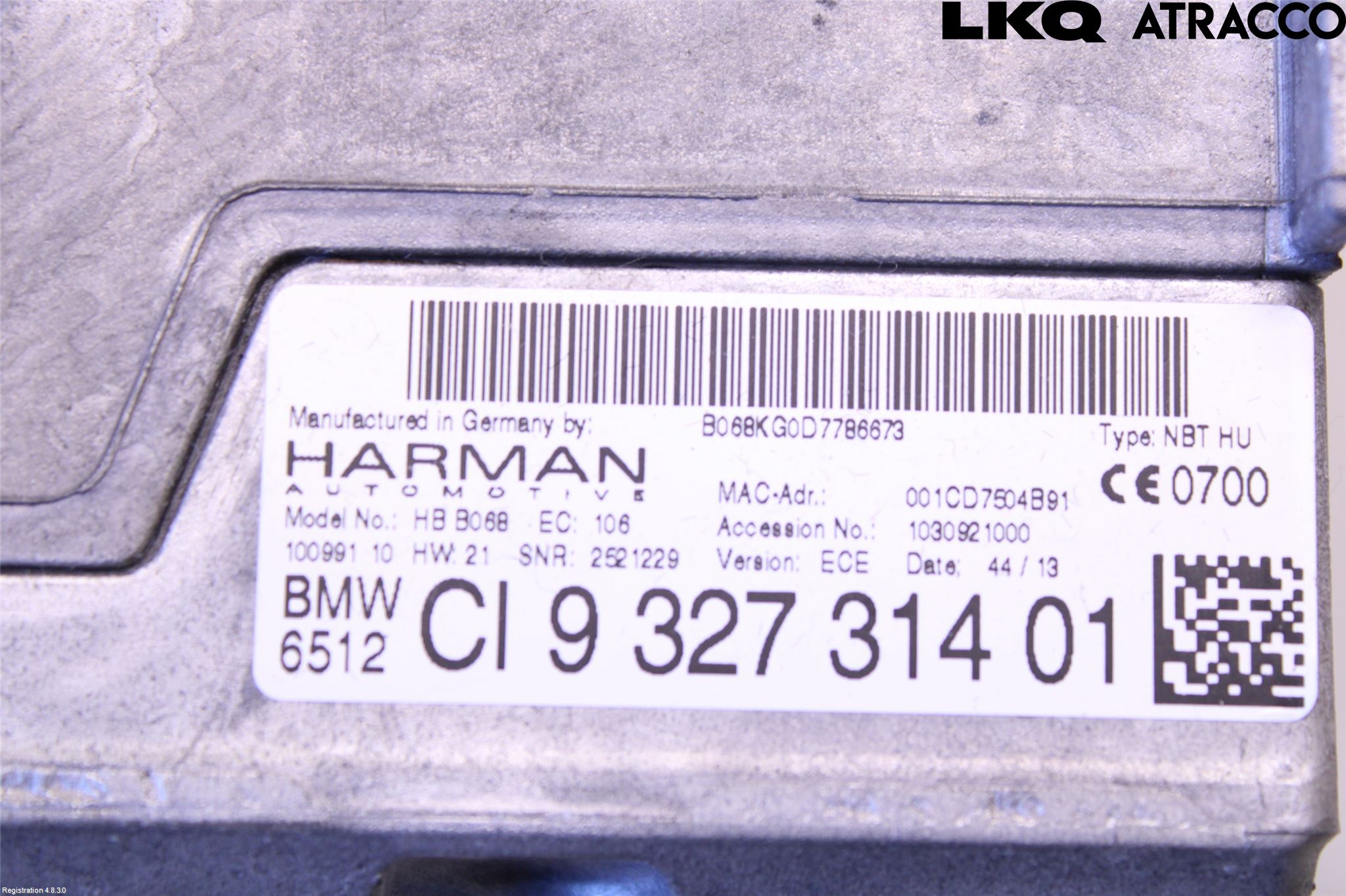 BMW X5 F15 13-18 Cd Radio - Multimediapanel