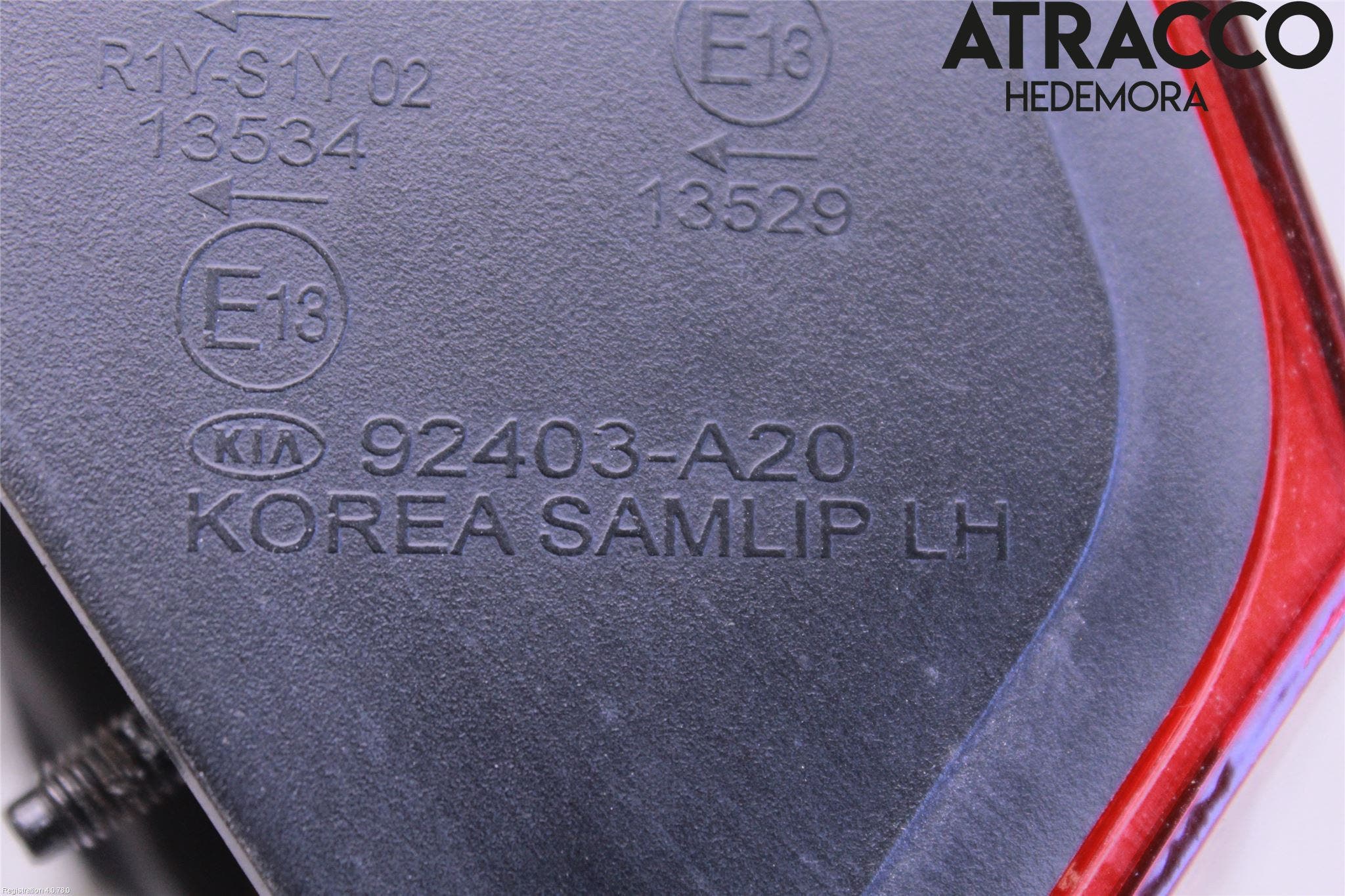 Kia CEED 12-18 Bakljus Lucka Vä