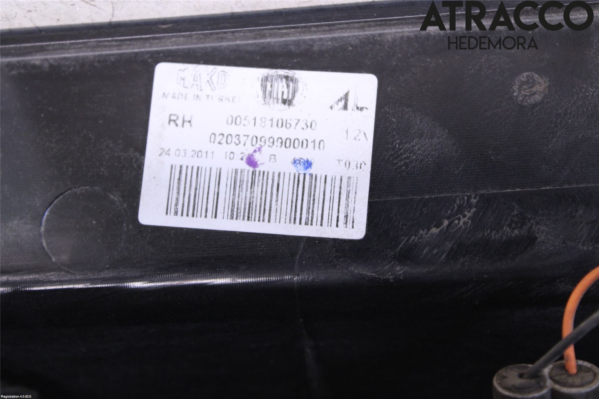 Fiat DOBLO CARGO Bakljus Höger