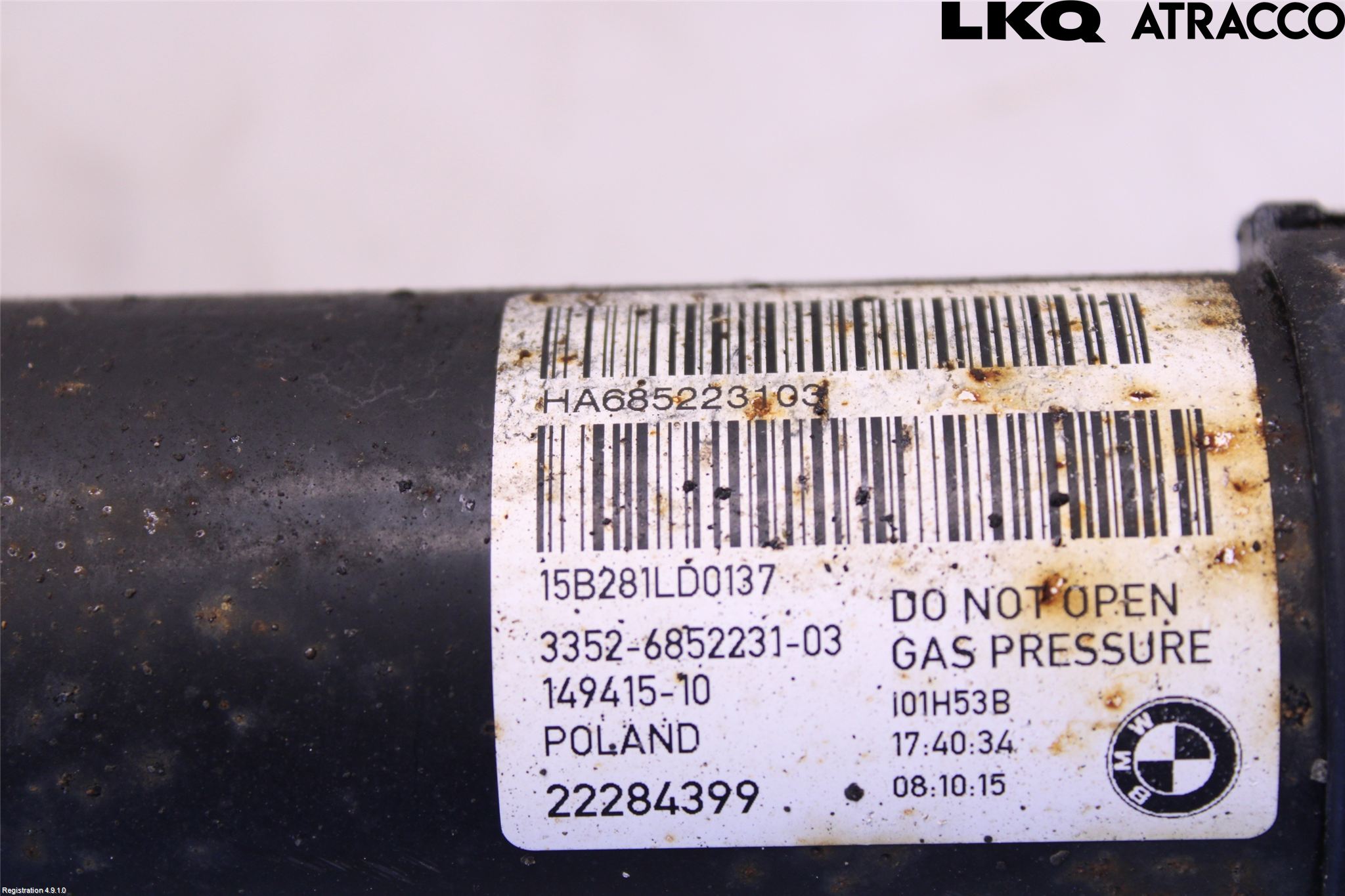 BMW i3 I01 13-22 Fjäderben Bak Vänster