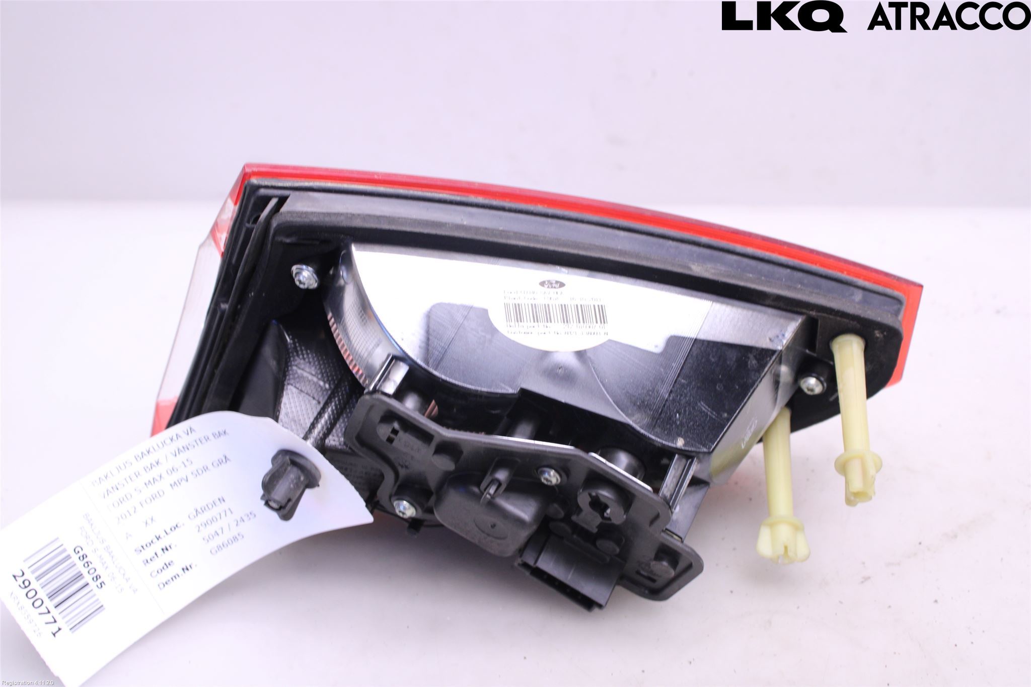 Ford S-MAX 06-15 Bakljus Lucka Vä