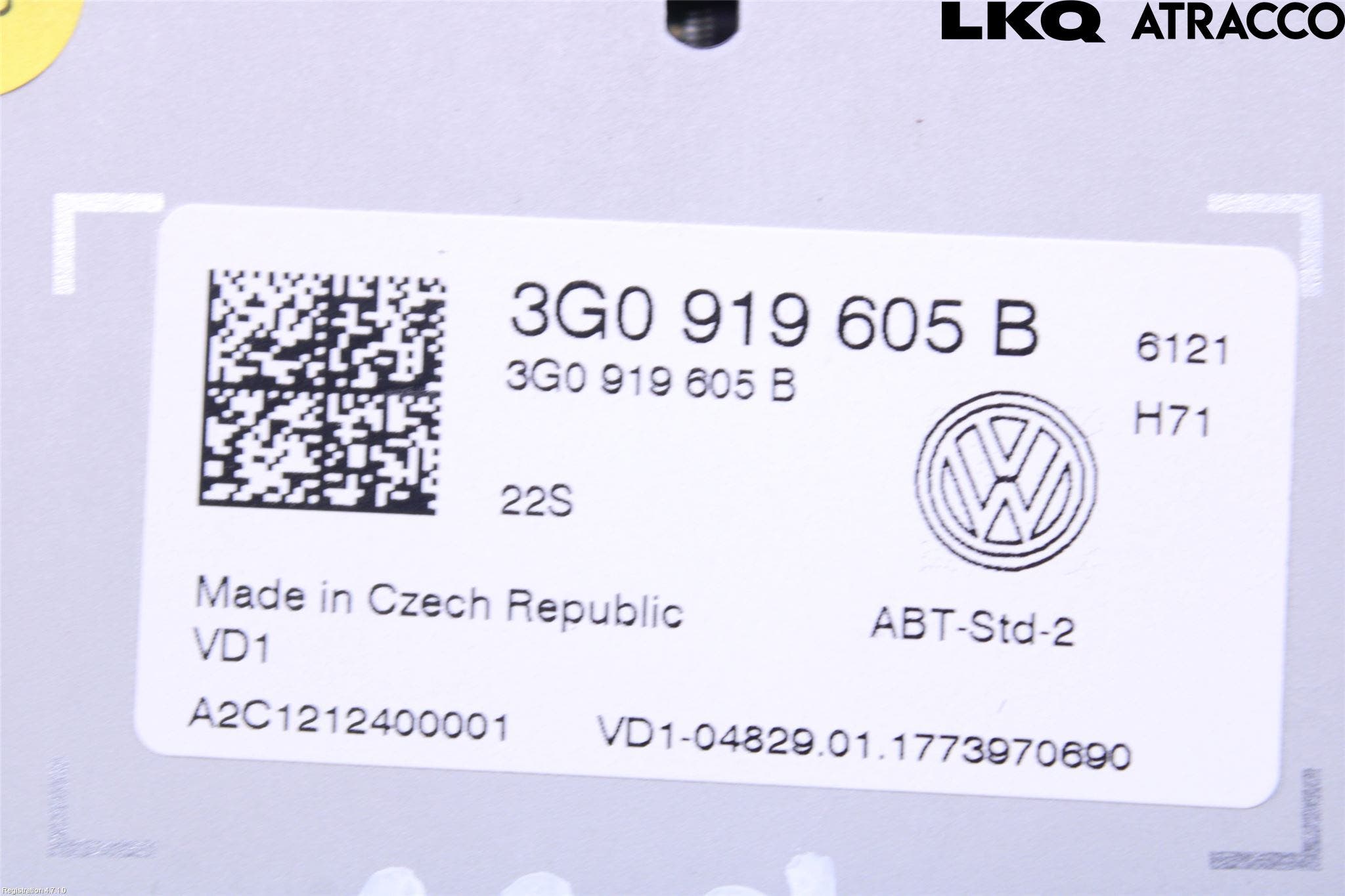 Volkswagen VW TOURAN 16- Cd Radio - Multimediapanel