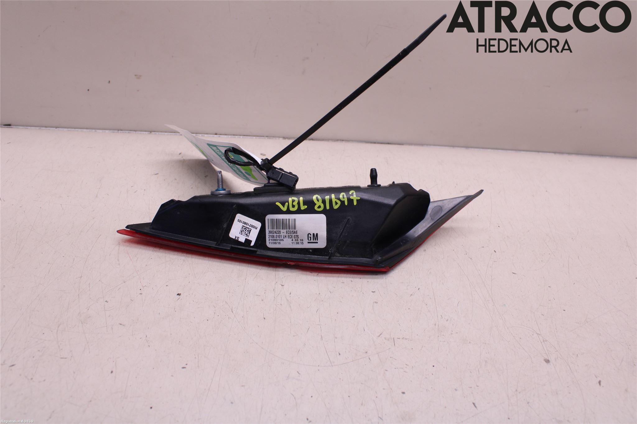 Opel INSIGNIA 17- Bakljus Lucka Vä