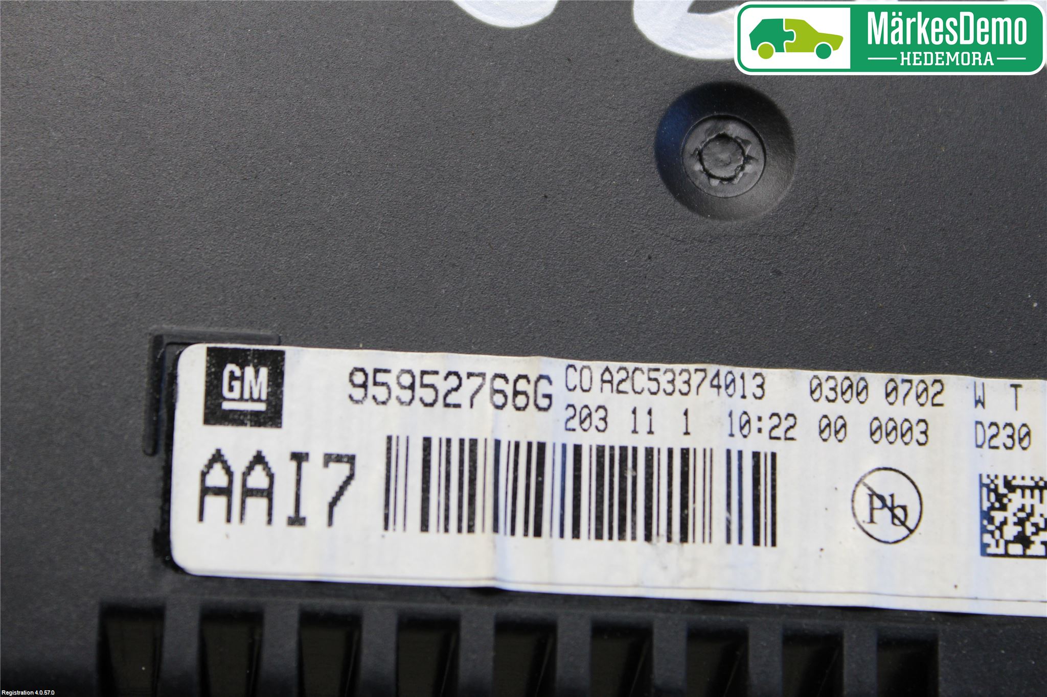 GM CHEVROLET CRUZE Färddator