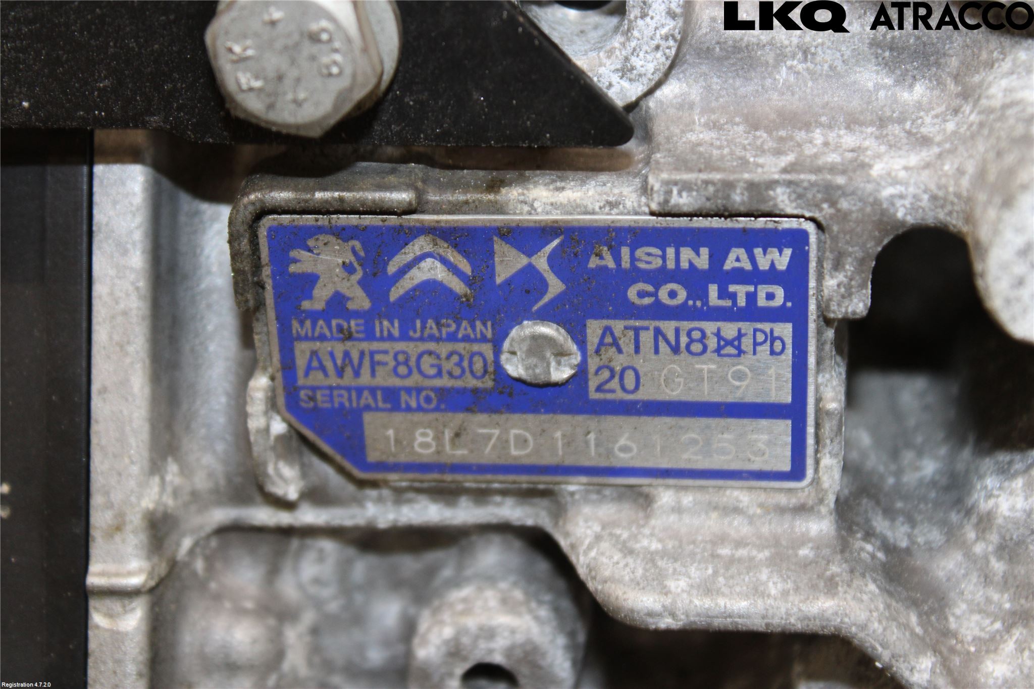 Citroen DS 7 CROSSBACK 19-23 Växellåda Automat