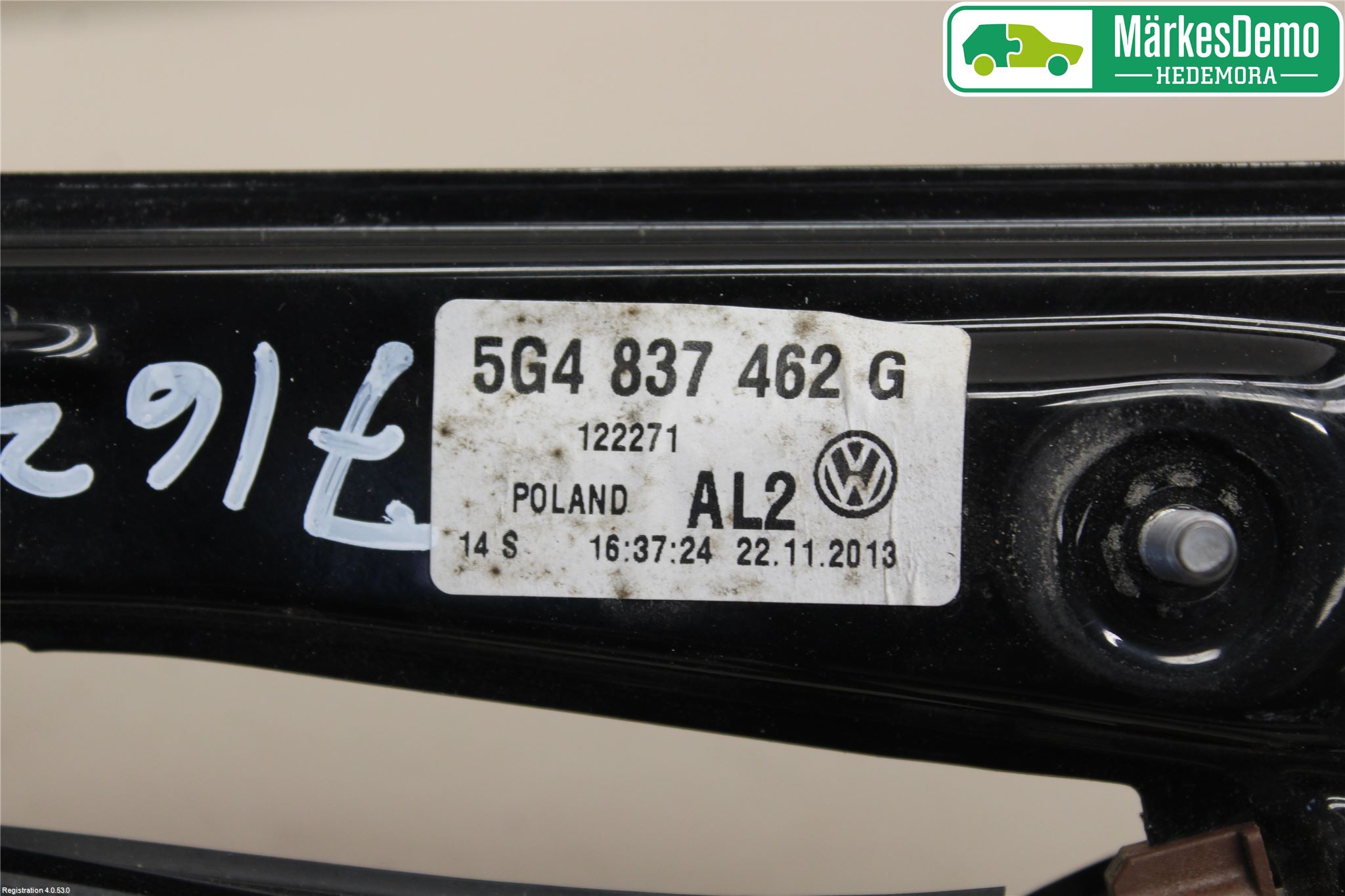 Volkswagen VW GOLF / E-GOLF VII 13-20 Fönsterhiss El Kompl